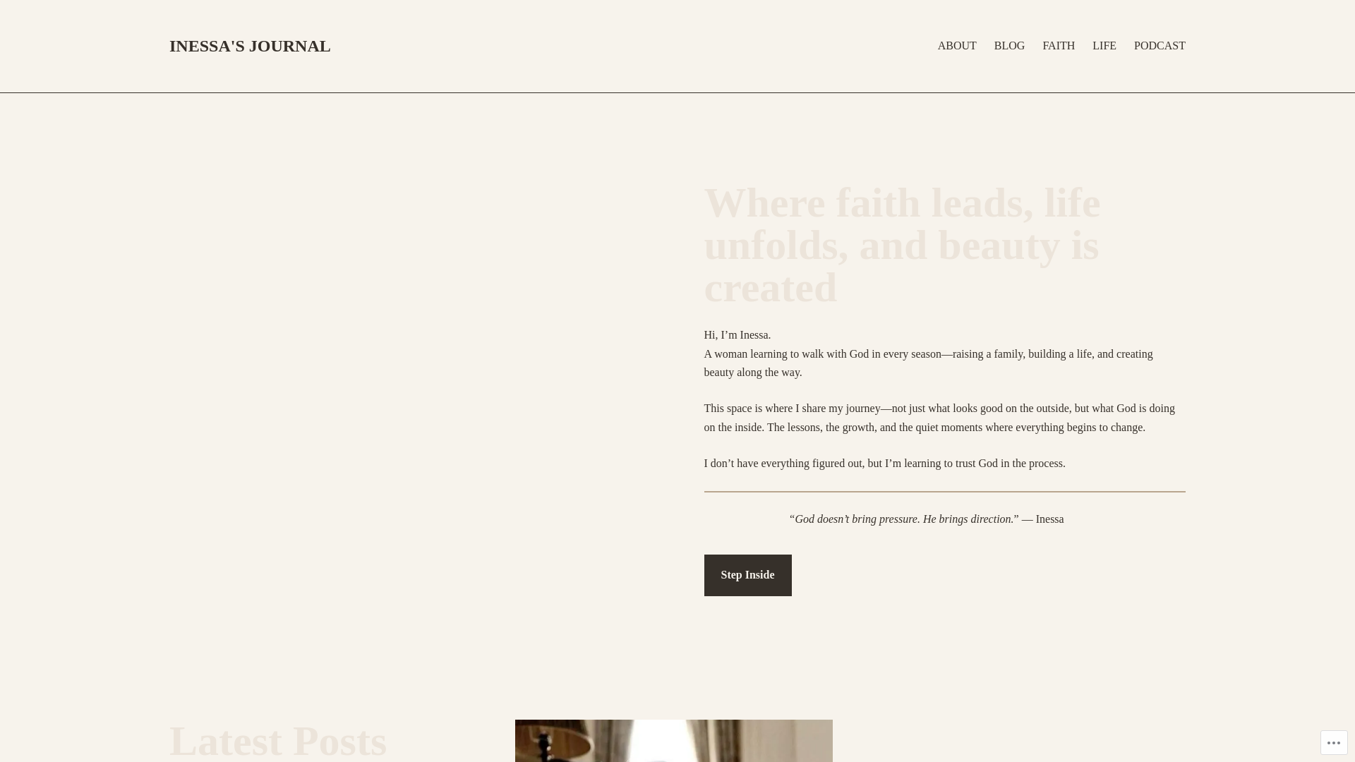 website screenshot of https://inessademyanenko.com/