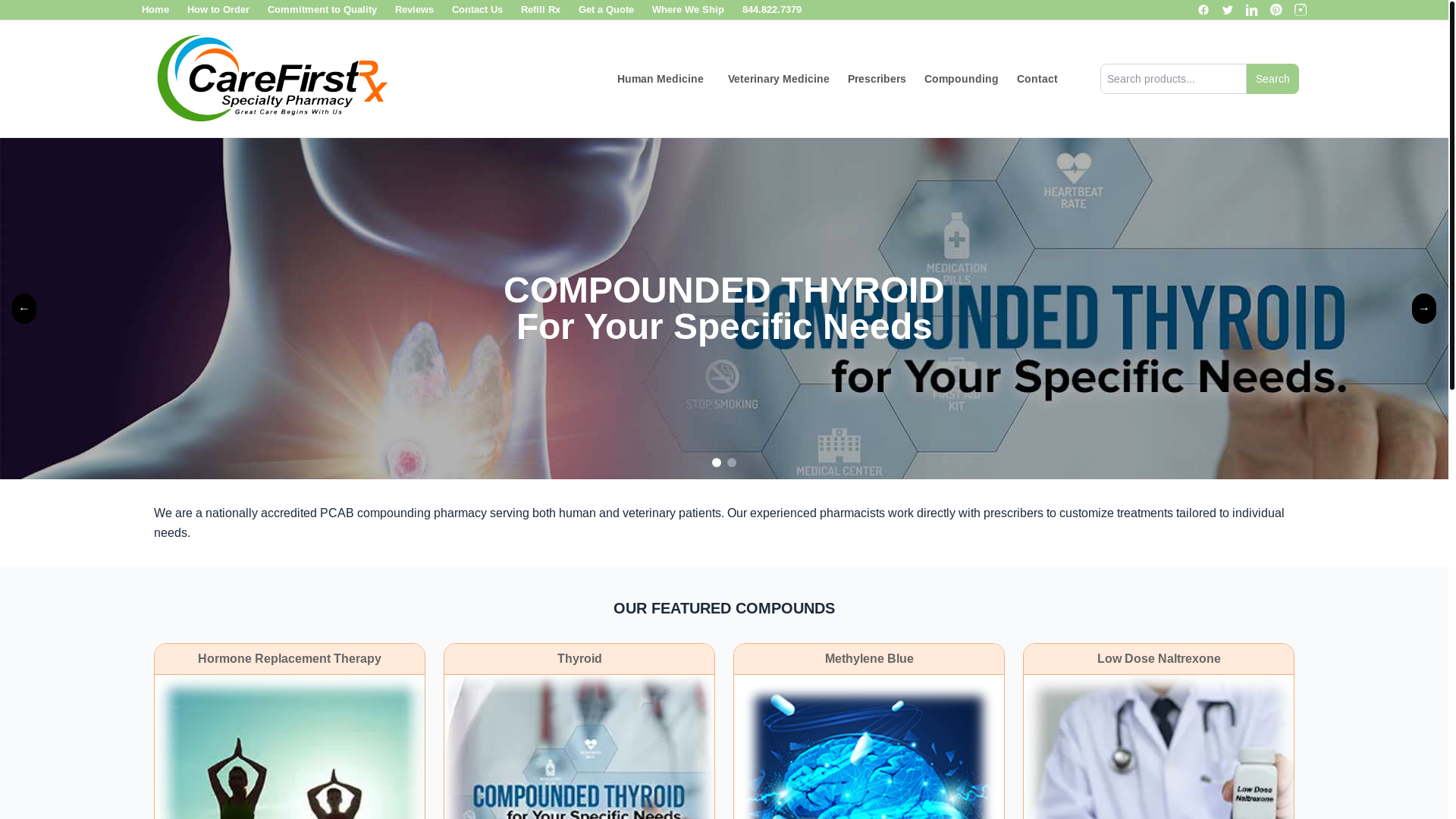 website screenshot of https://cfspharmacyllc.pages.dev/