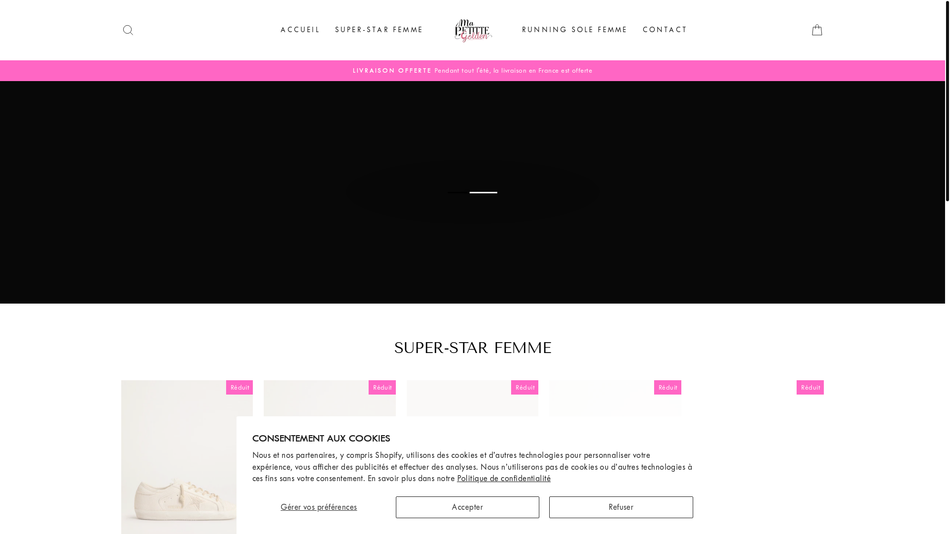 website screenshot of https://mapetitegolden.fr/