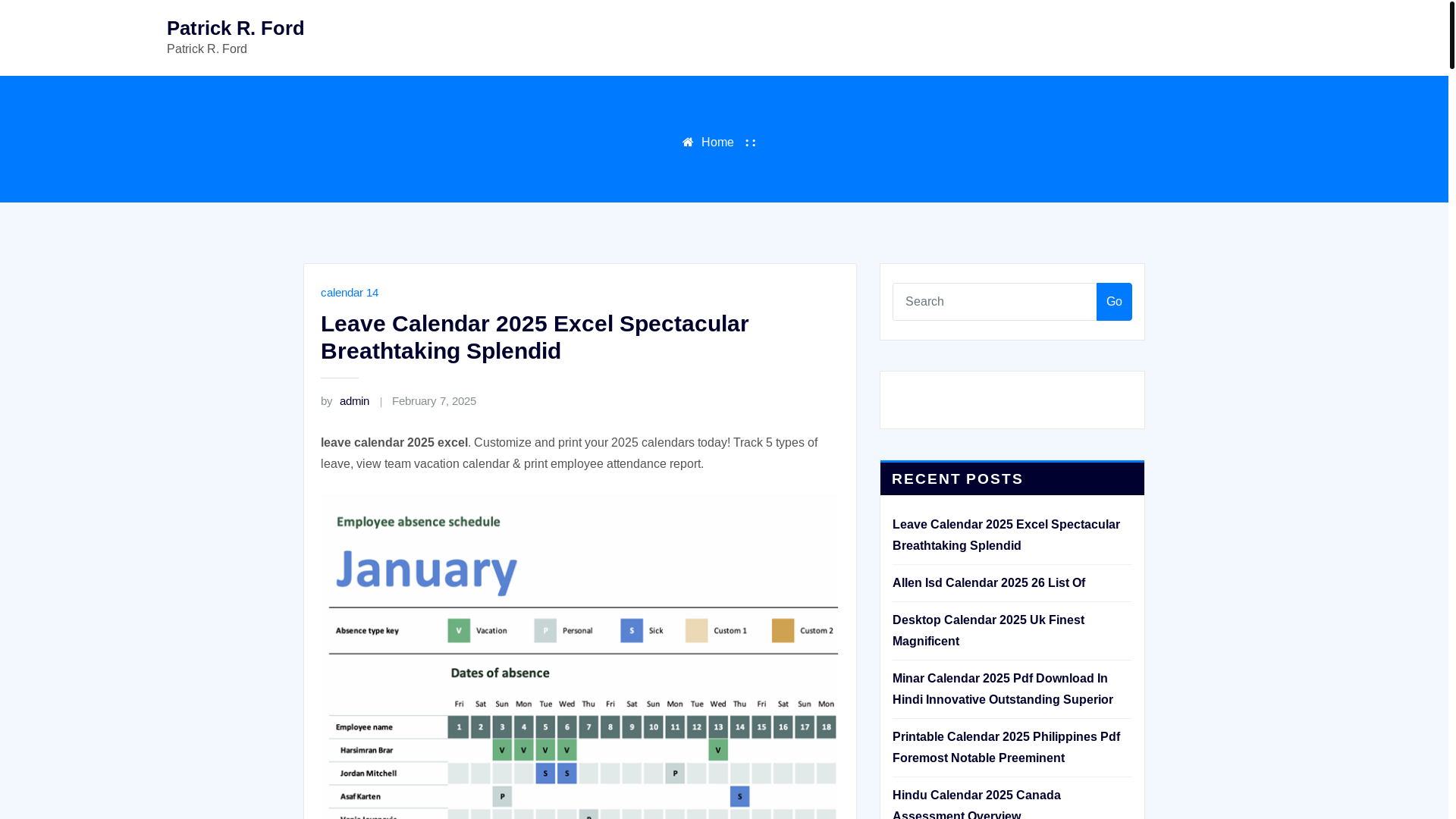website screenshot of https://patrickrford.pages.dev/