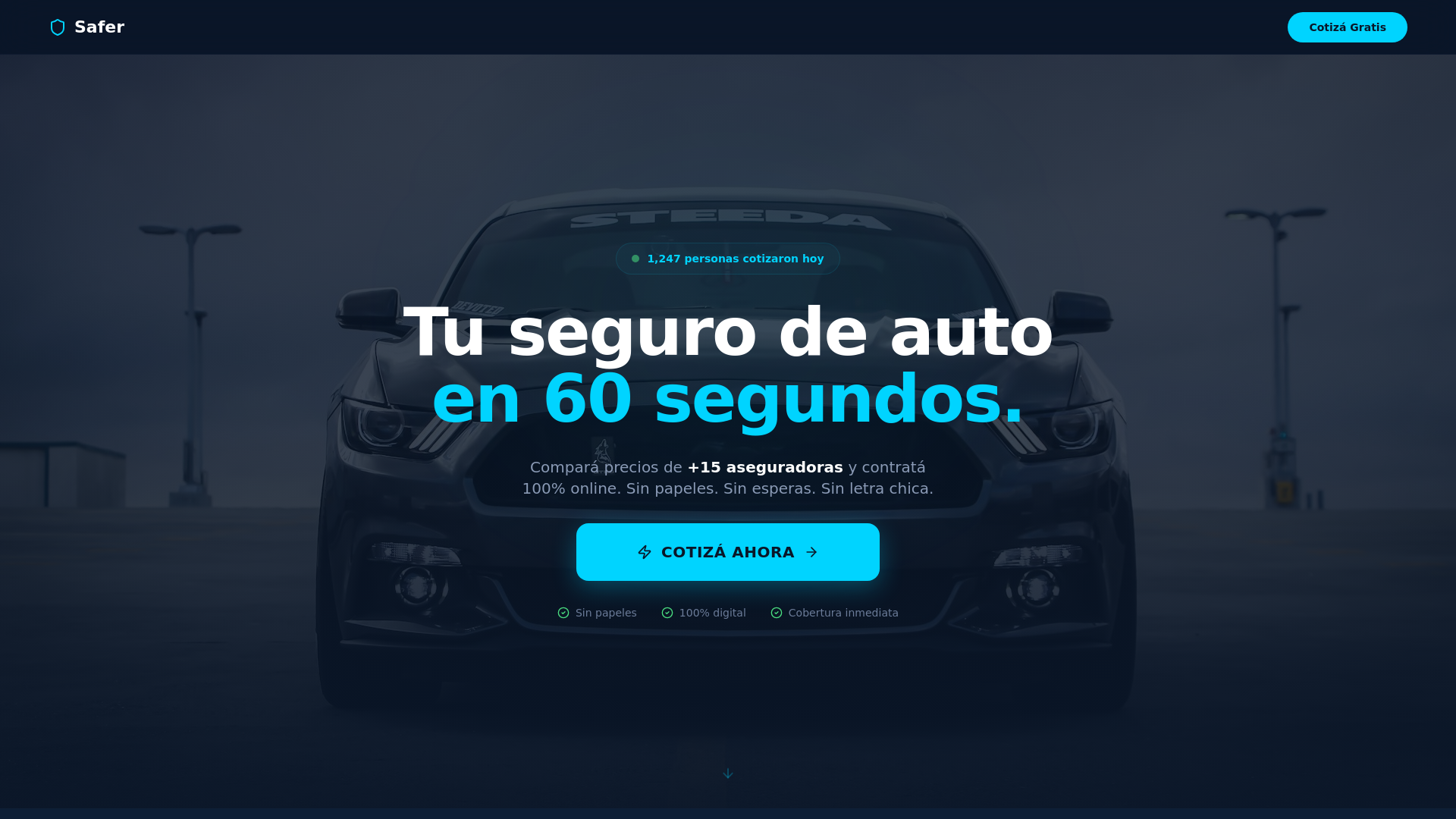 website screenshot of https://seguroscloud.pages.dev/
