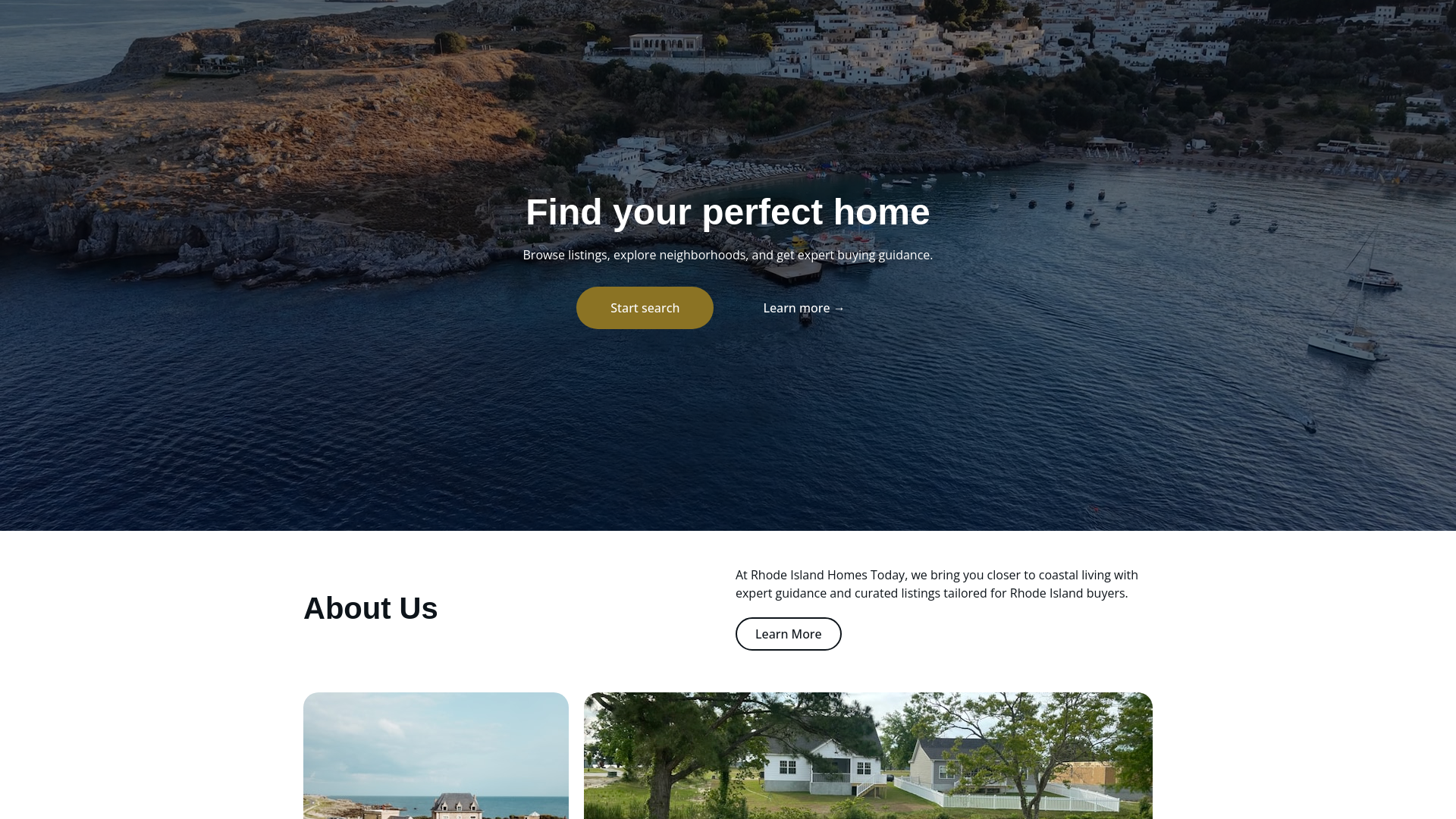 website screenshot of https://rhodeislandhomestoday.com/
