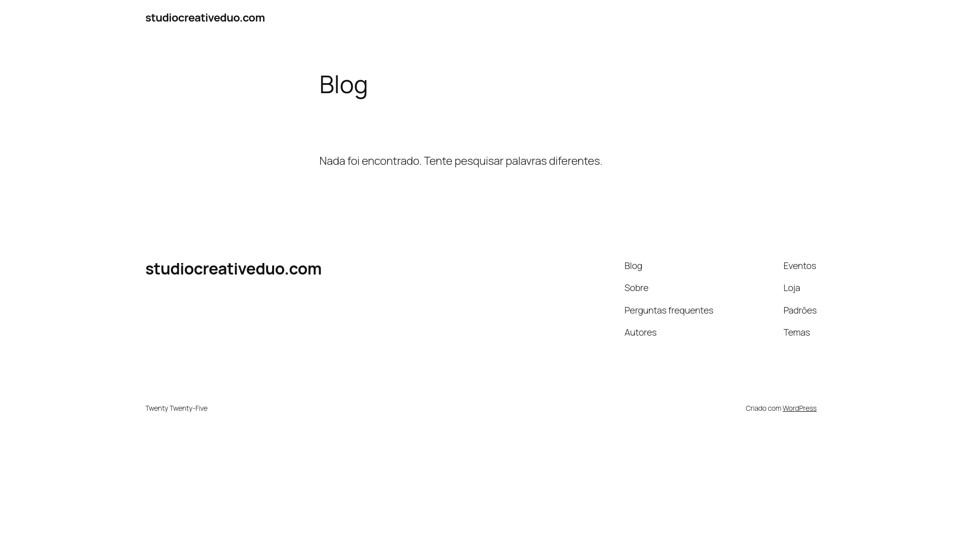 website screenshot of https://studiocreativeduo.com