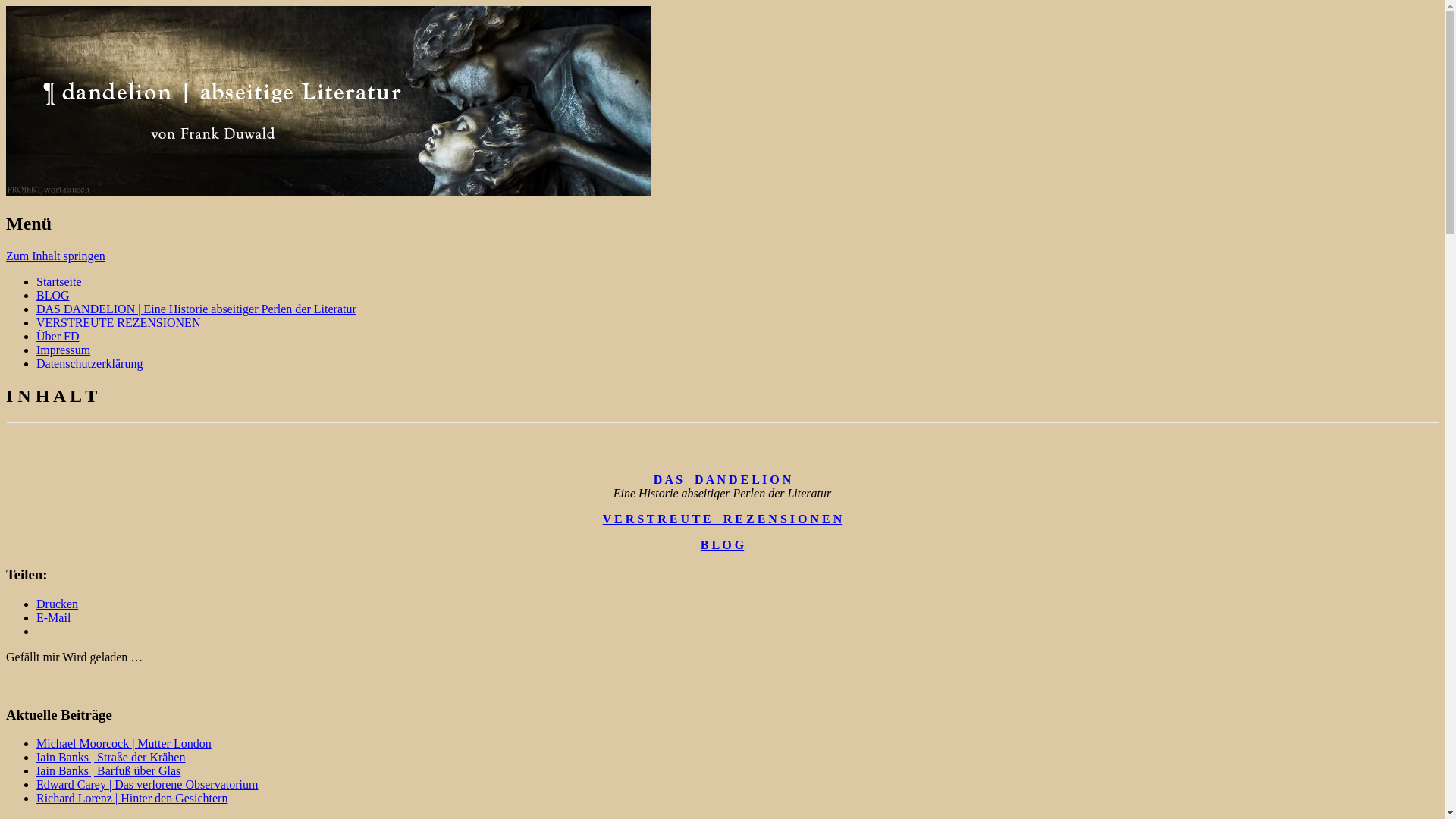 website screenshot of https://dandelion-literatur.de/