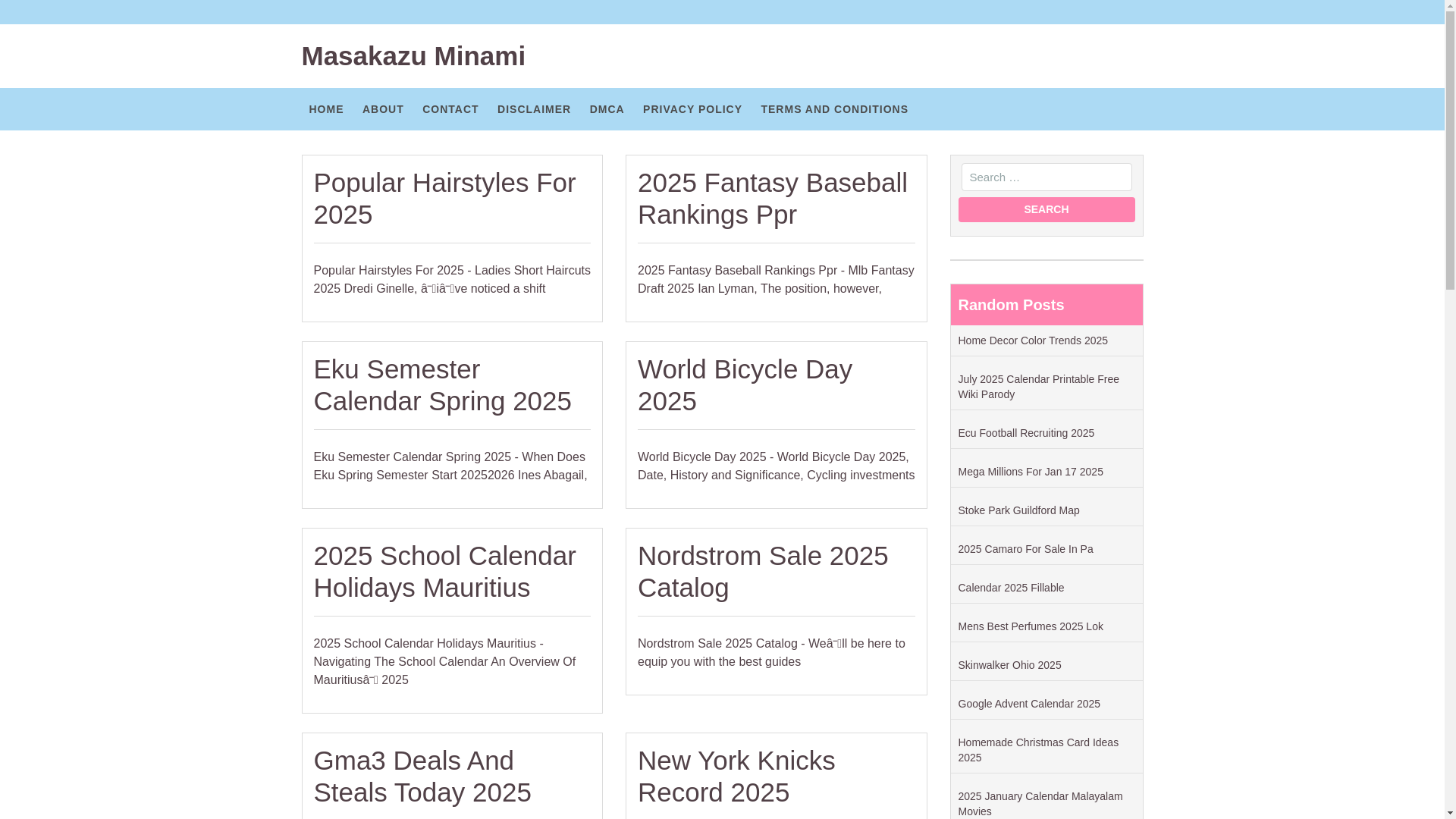 website screenshot of https://masakazuminami.pages.dev/