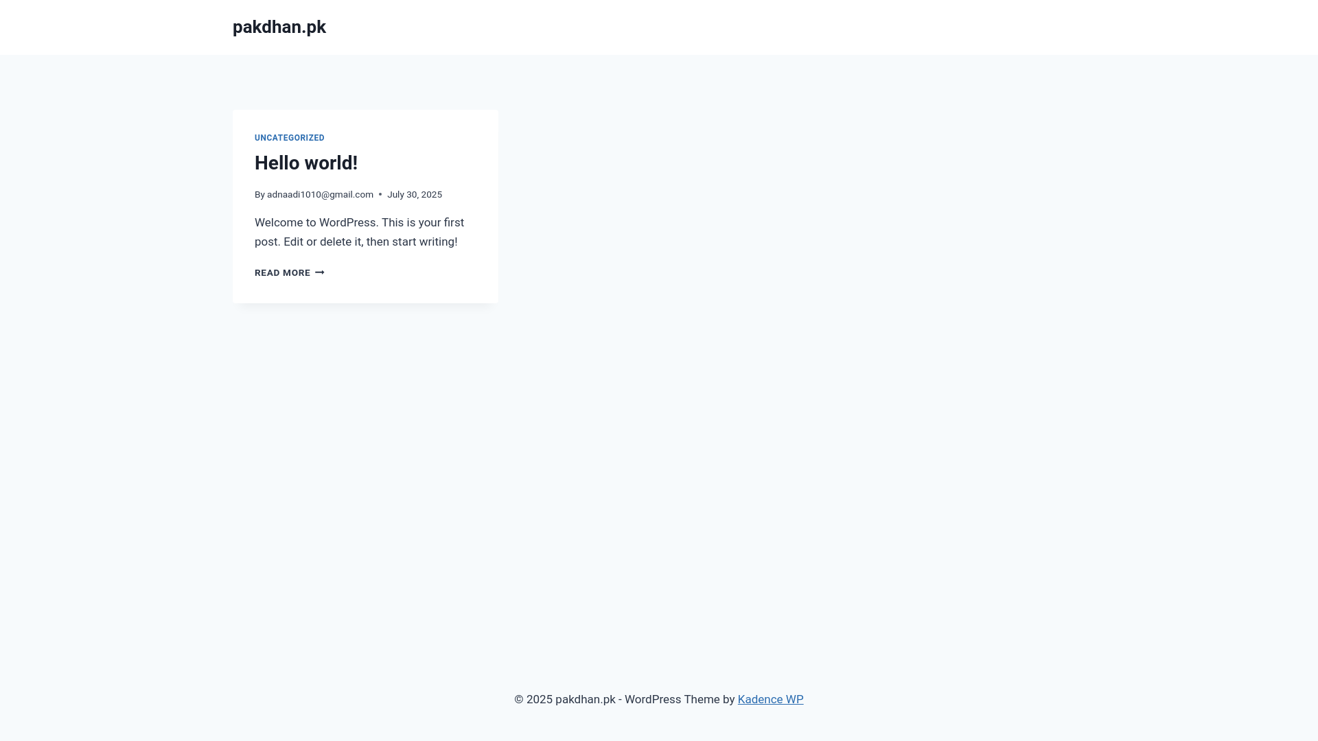 website screenshot of https://pakdhan.pk/
