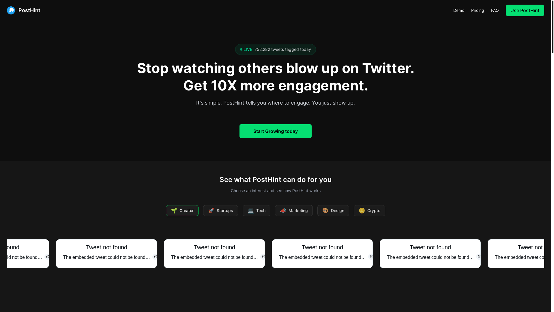 website screenshot of https://posthint.pages.dev/