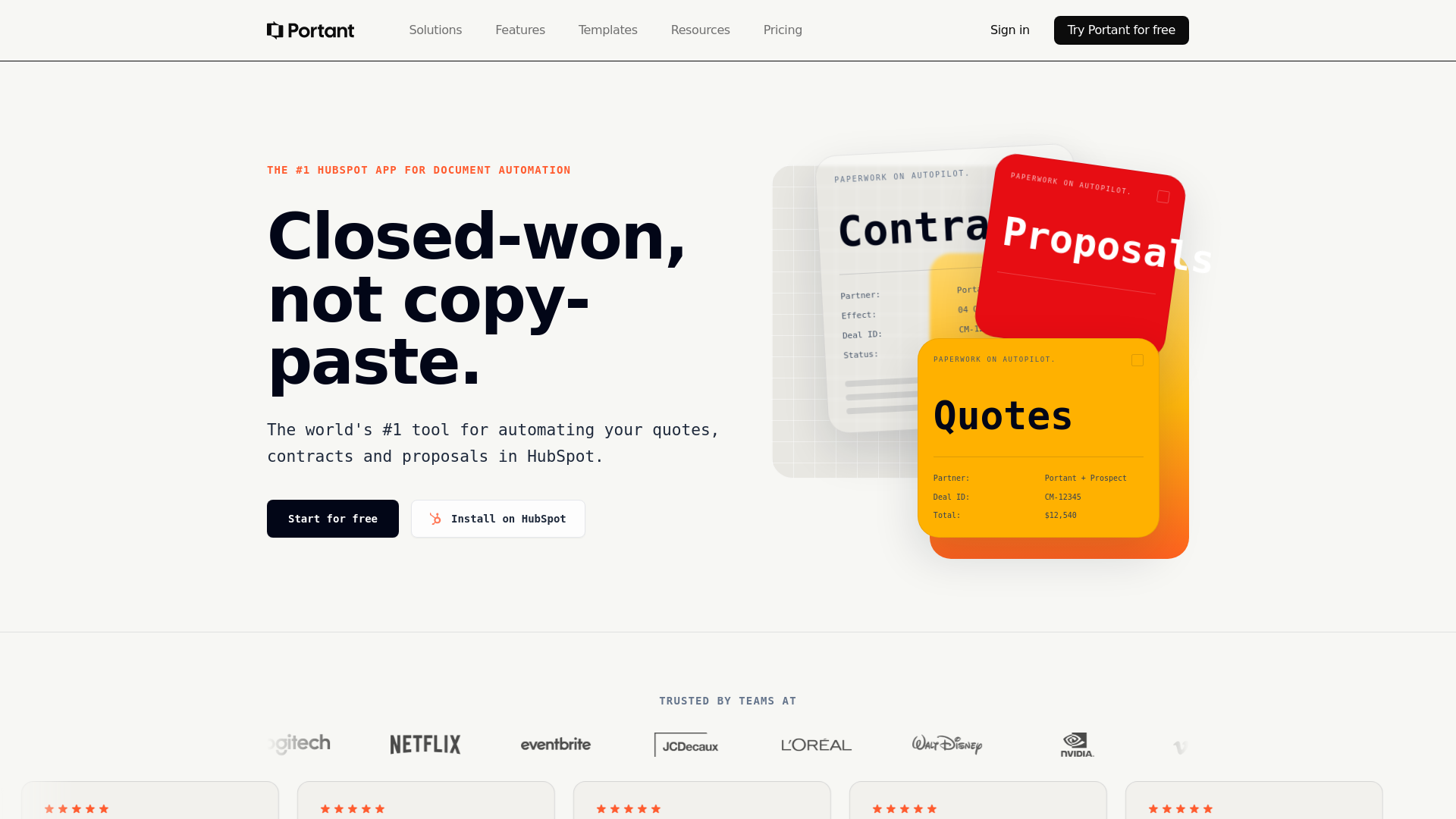 website screenshot of https://portant.pages.dev/