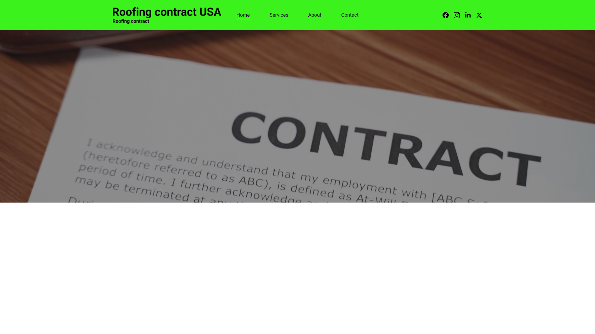 website screenshot of https://roofingcontractusa.shop/