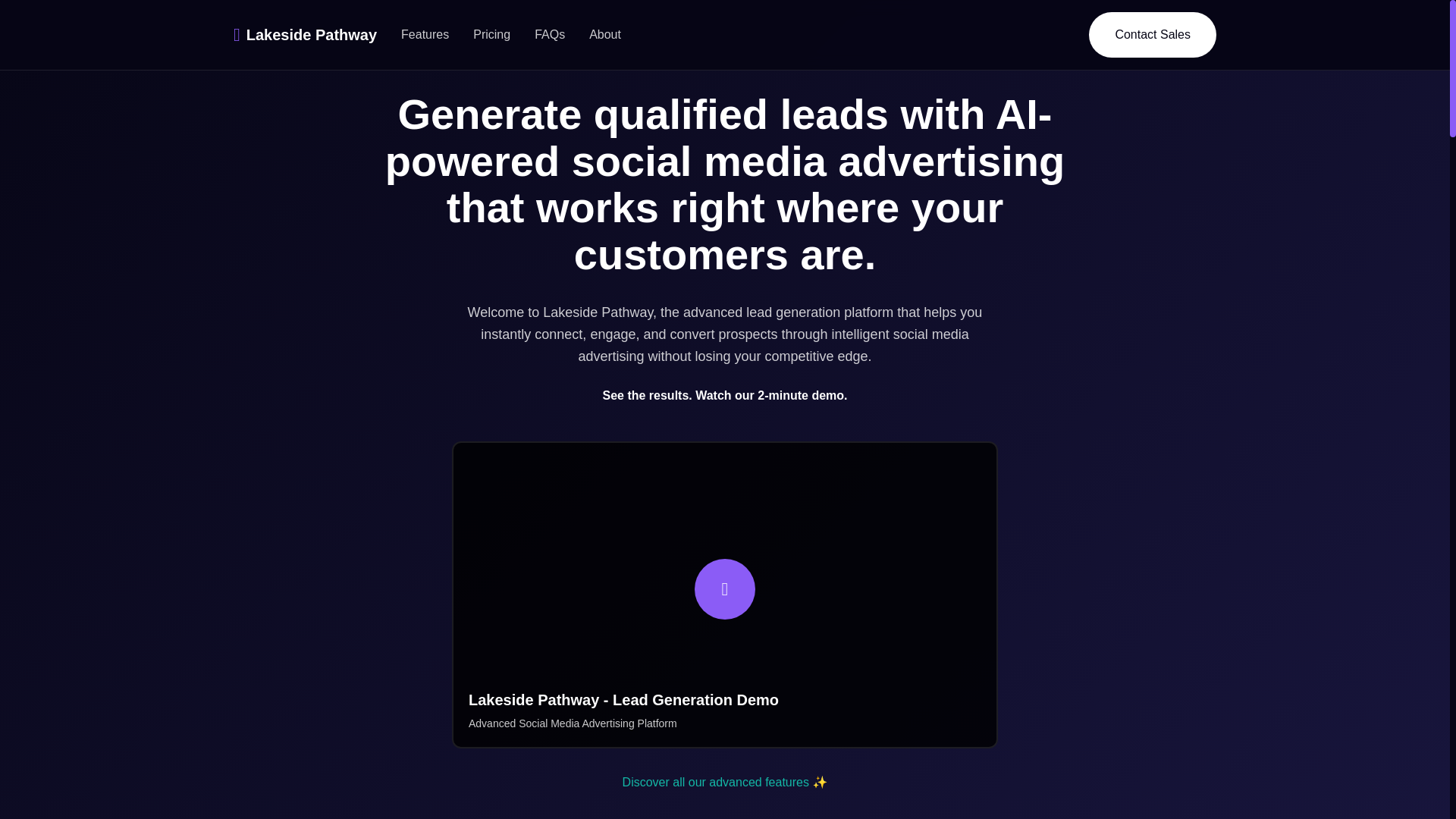website screenshot of https://lakesidepathway.pages.dev/