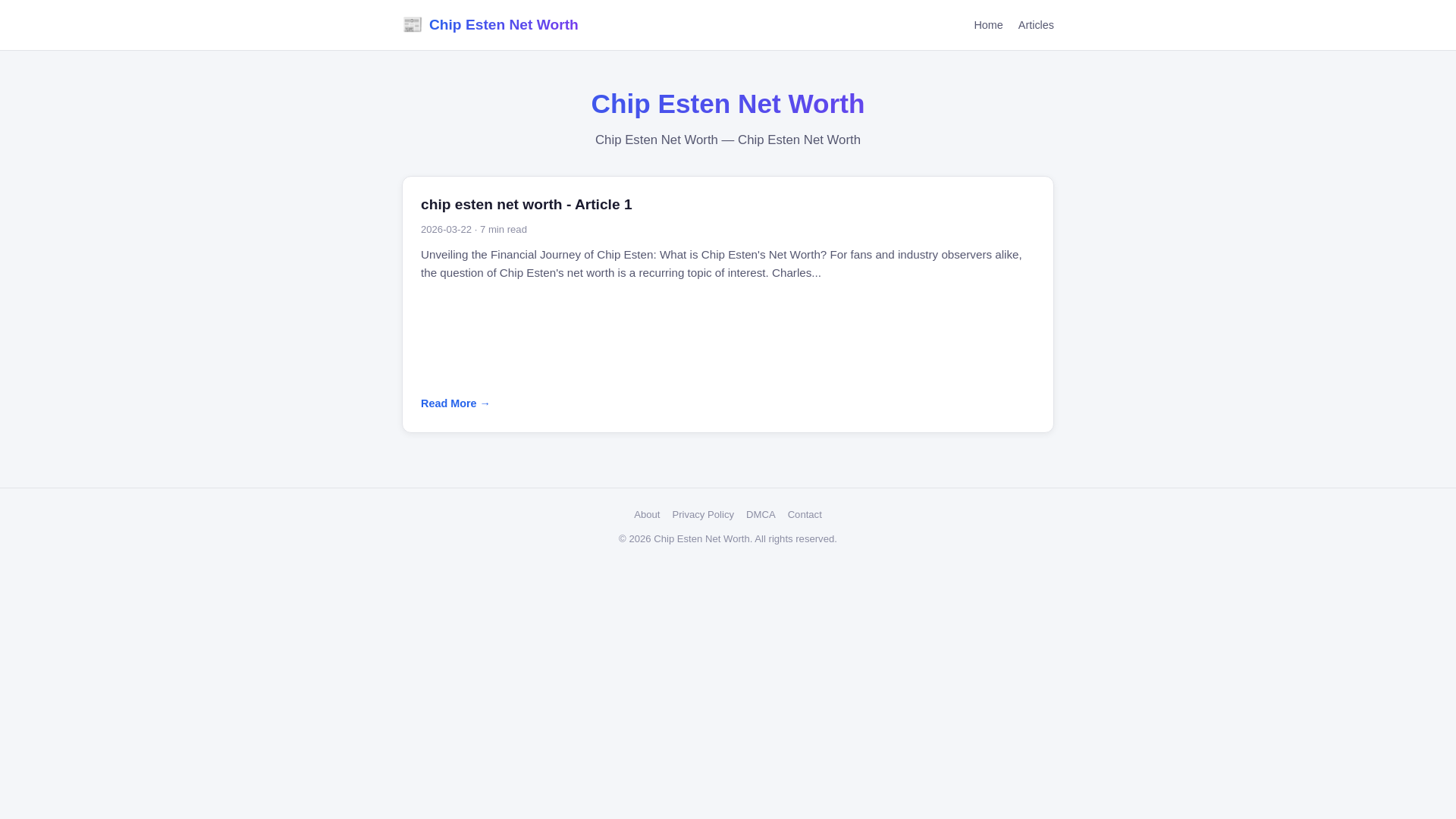 website screenshot of https://chip-esten-net-worth.pages.dev/