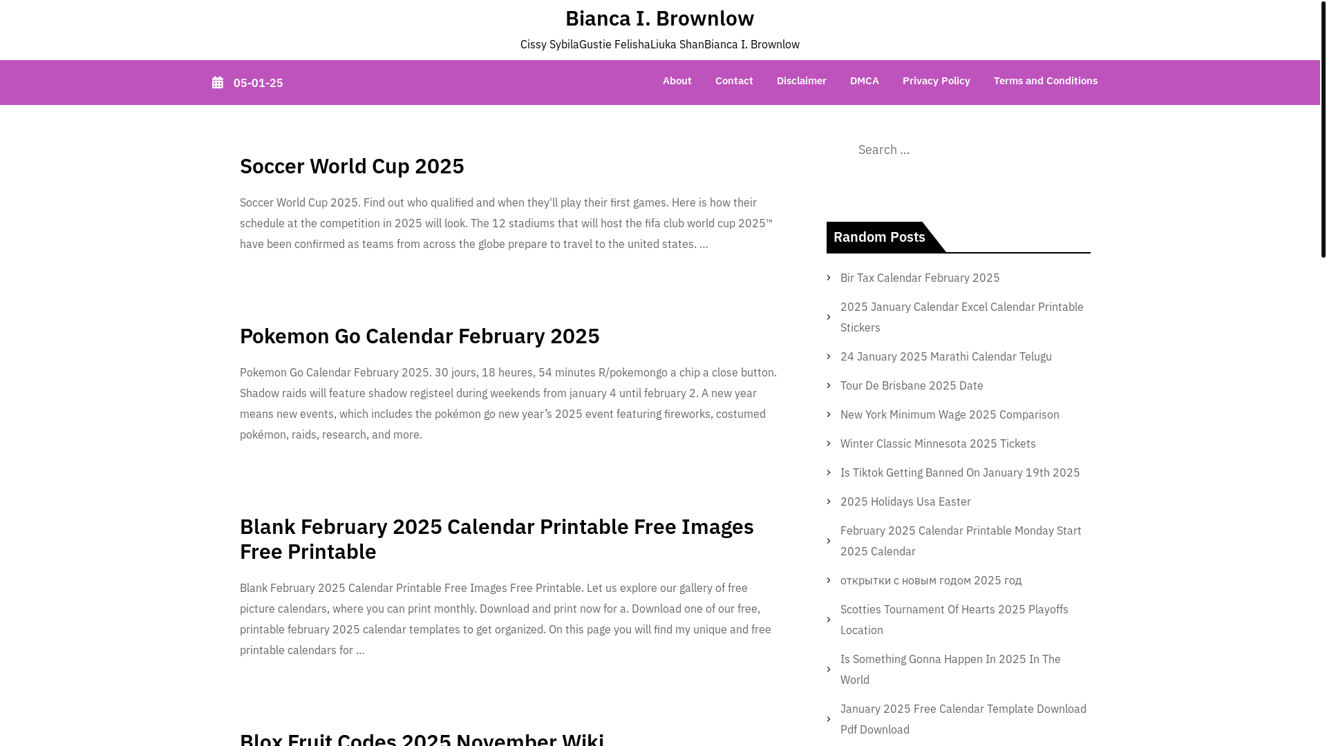 website screenshot of https://biancaibrownlow.pages.dev/
