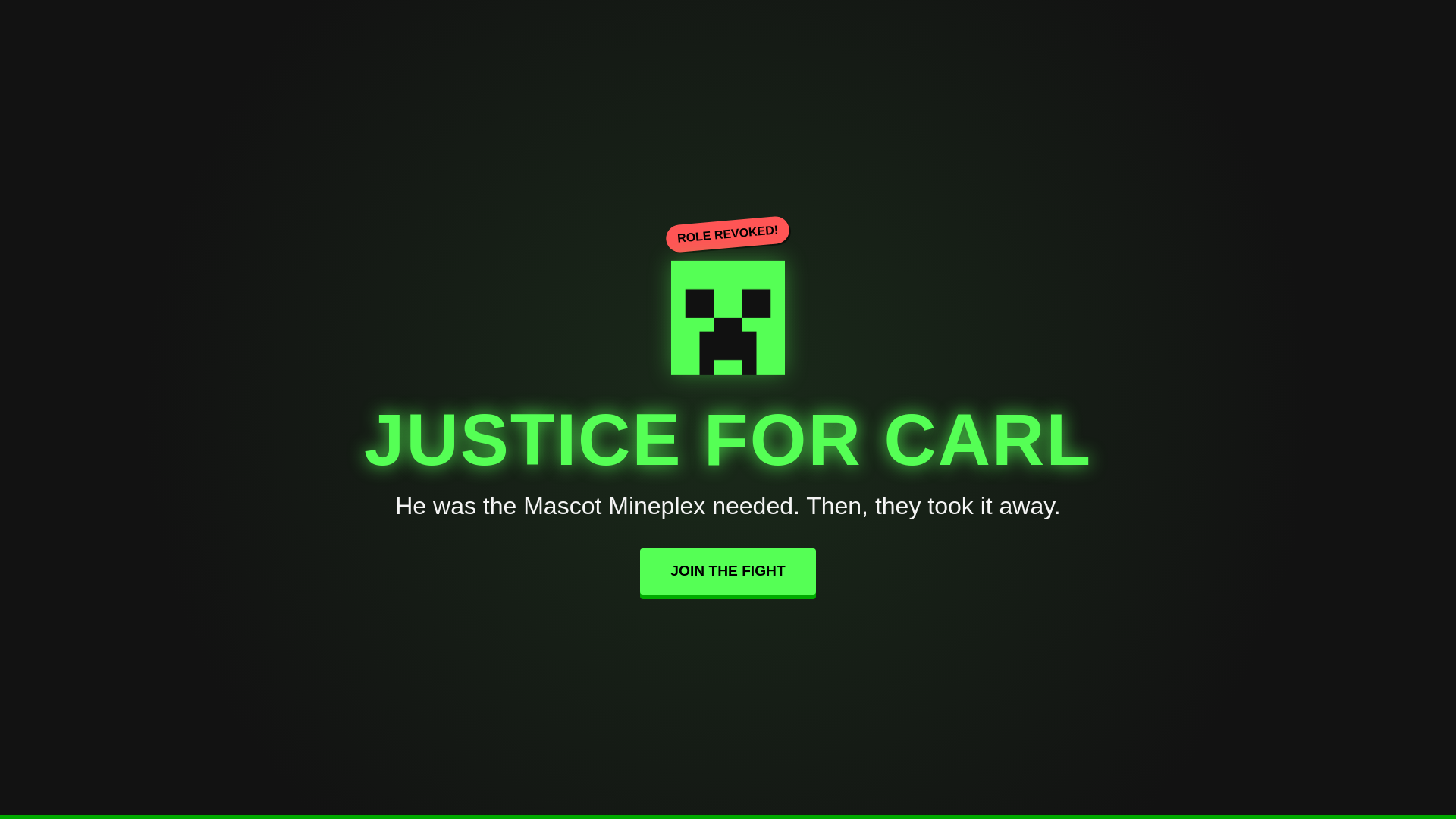 website screenshot of https://justice4carl.pages.dev/