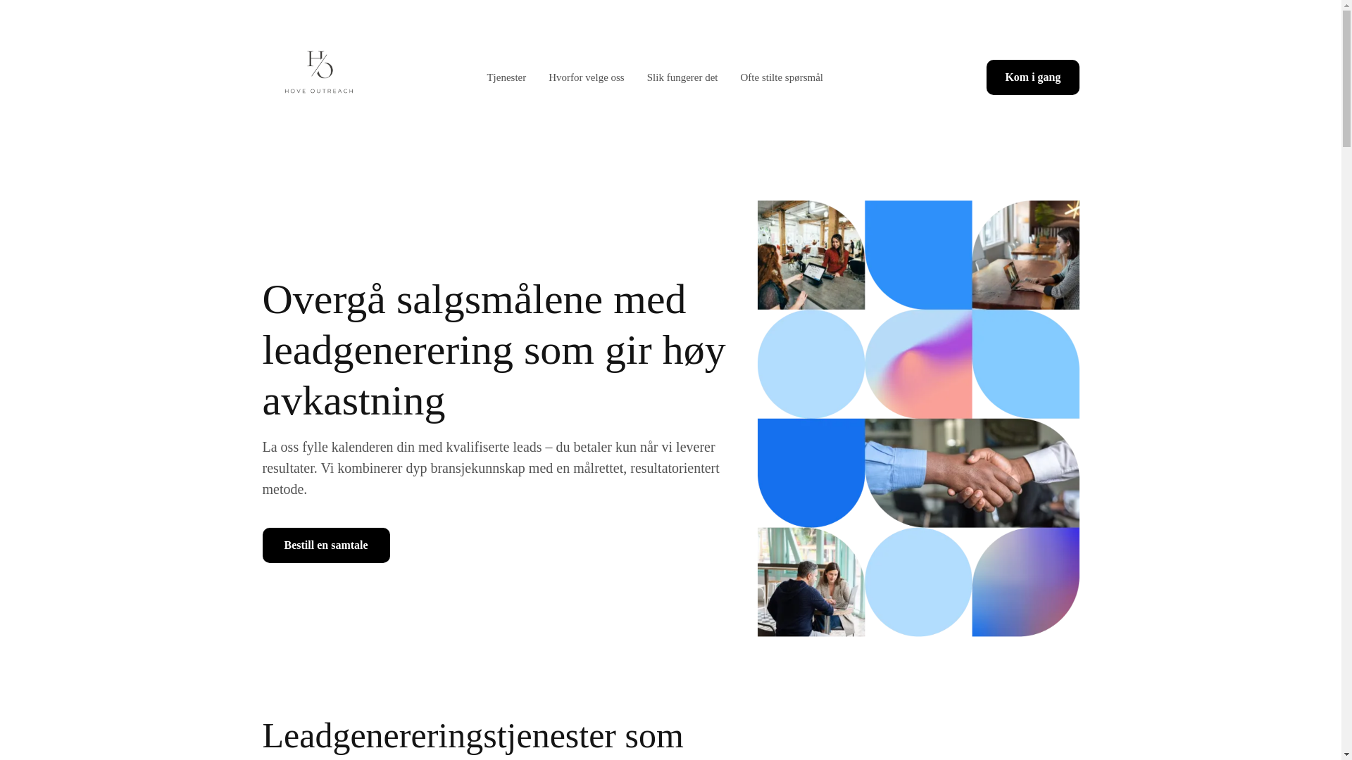 website screenshot of https://hoveoutreach.net/