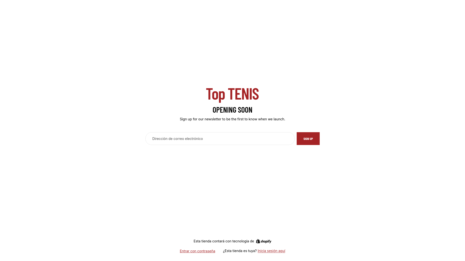 website screenshot of https://toptenis.site/