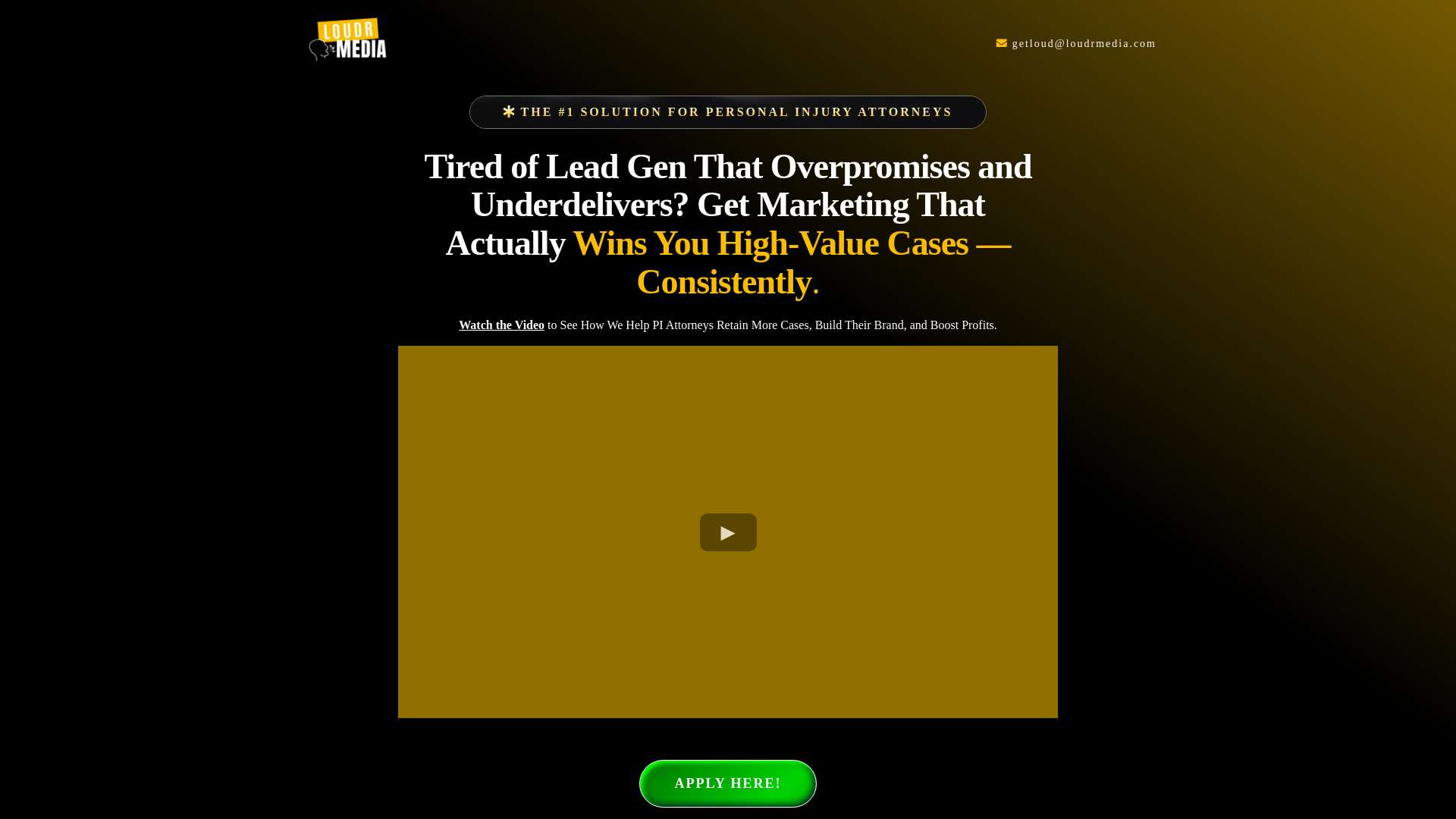 website screenshot of https://expansionloudrmedia.co/