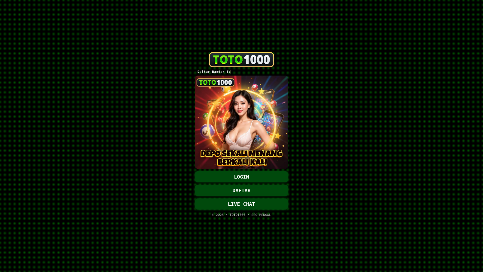 website screenshot of https://toto1000antirungkat.pages.dev/
