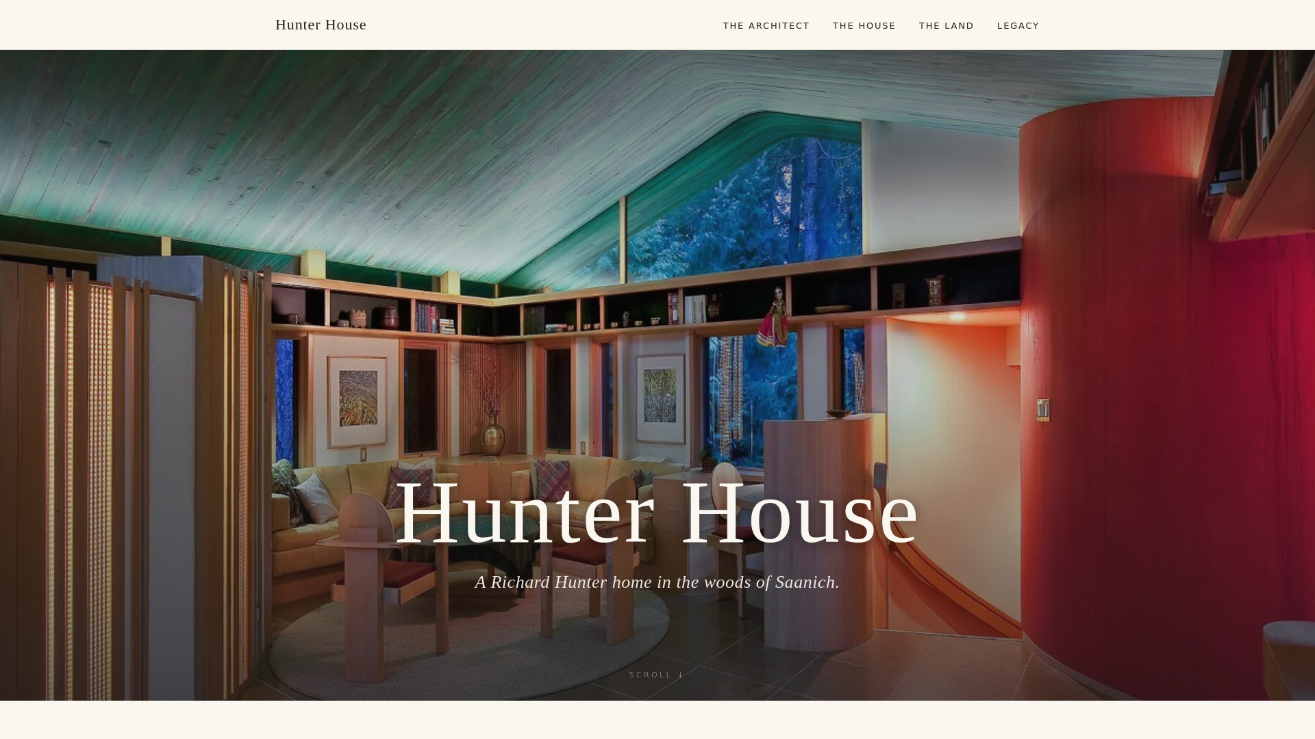 website screenshot of https://hunterhousefoundation.pages.dev/