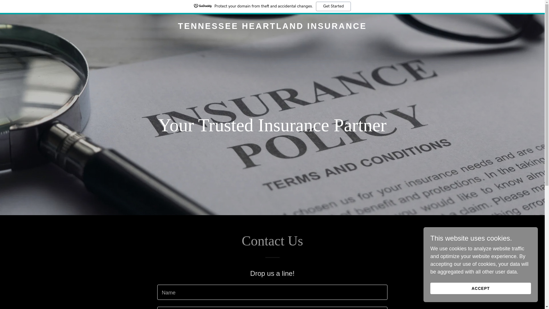 website screenshot of https://tennesseeheartlandinsurance.com/