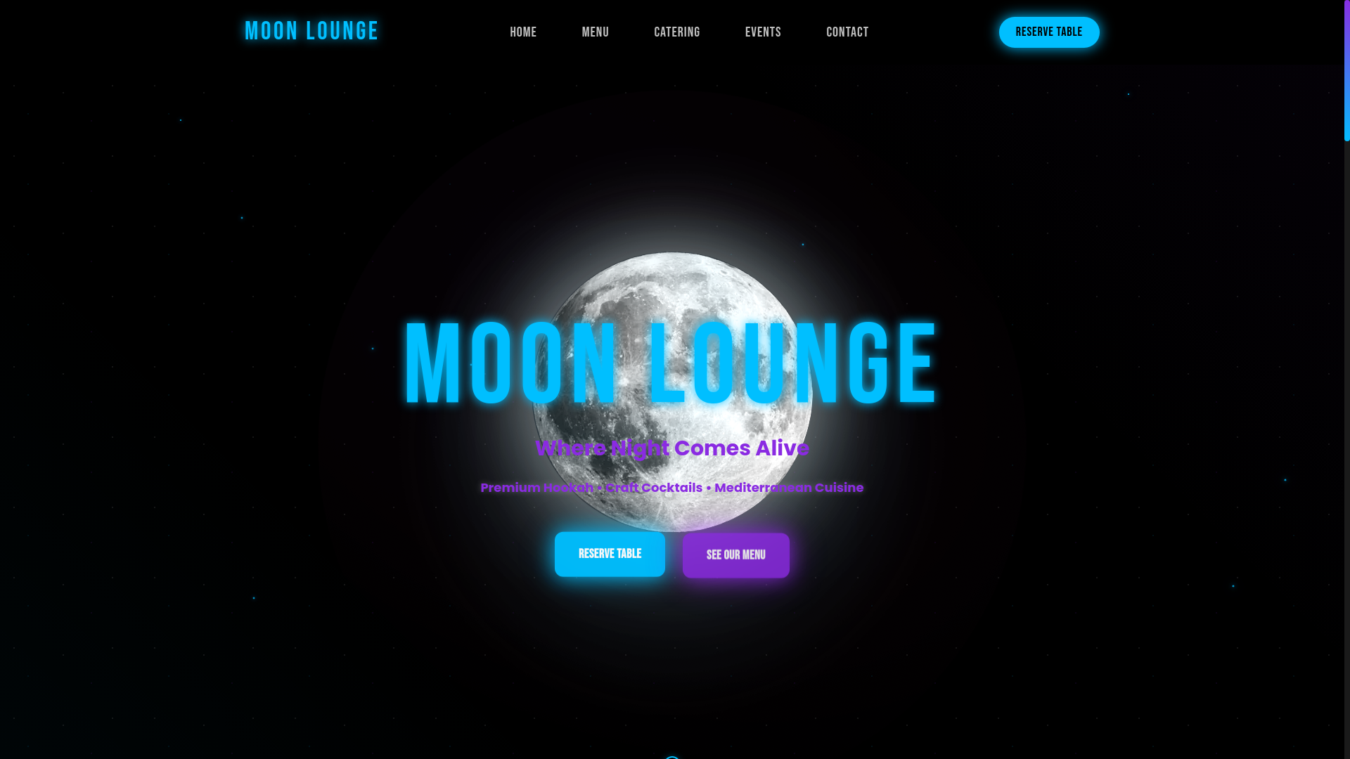 website screenshot of https://moonloungesterlingva.com/