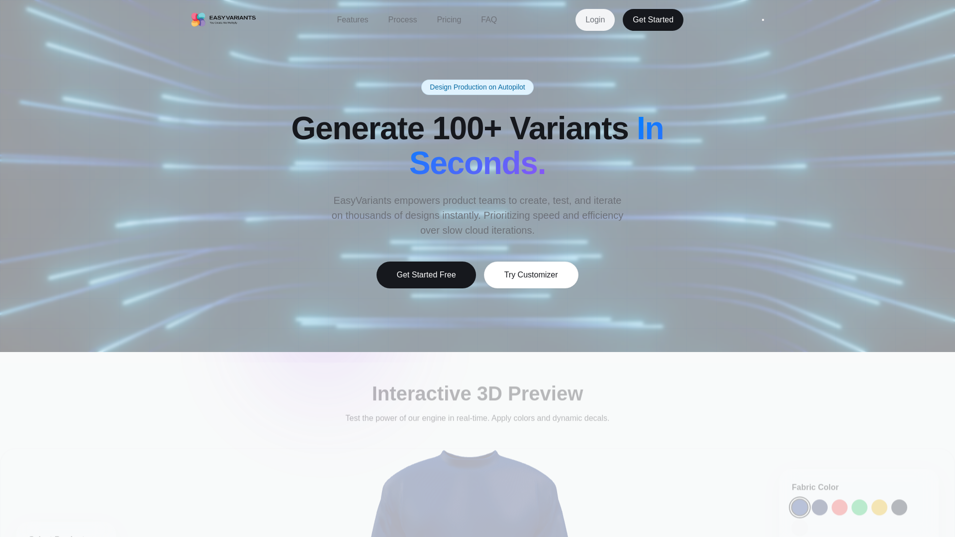 website screenshot of https://ezvrnts.pages.dev/