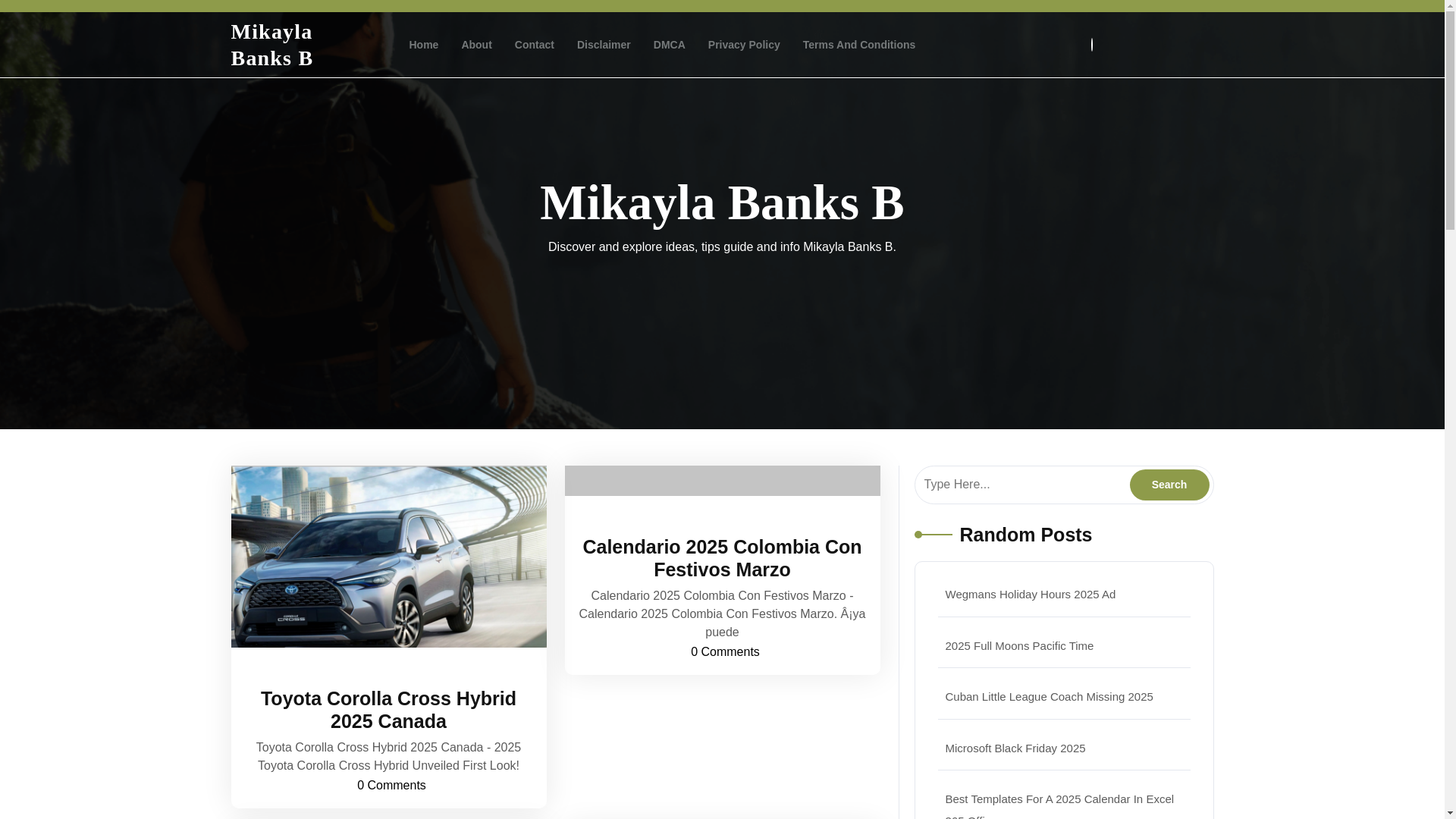 website screenshot of https://mikaylabanksb.pages.dev/