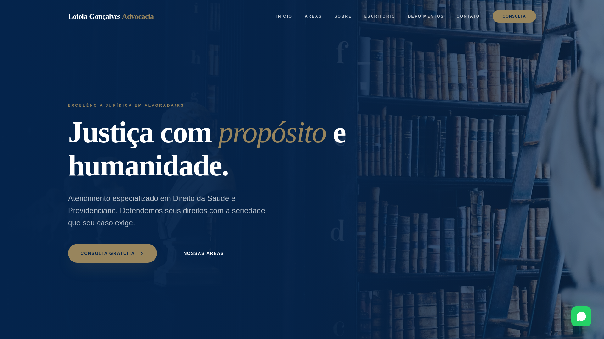 website screenshot of https://loiola-goncalves-advocacia.pages.dev/