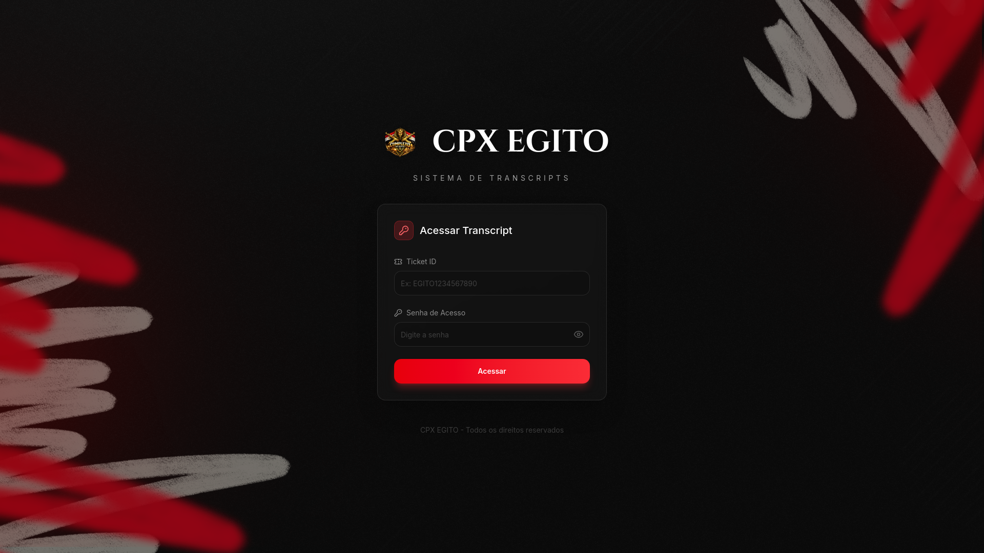 website screenshot of https://transcriptscpxegito.online