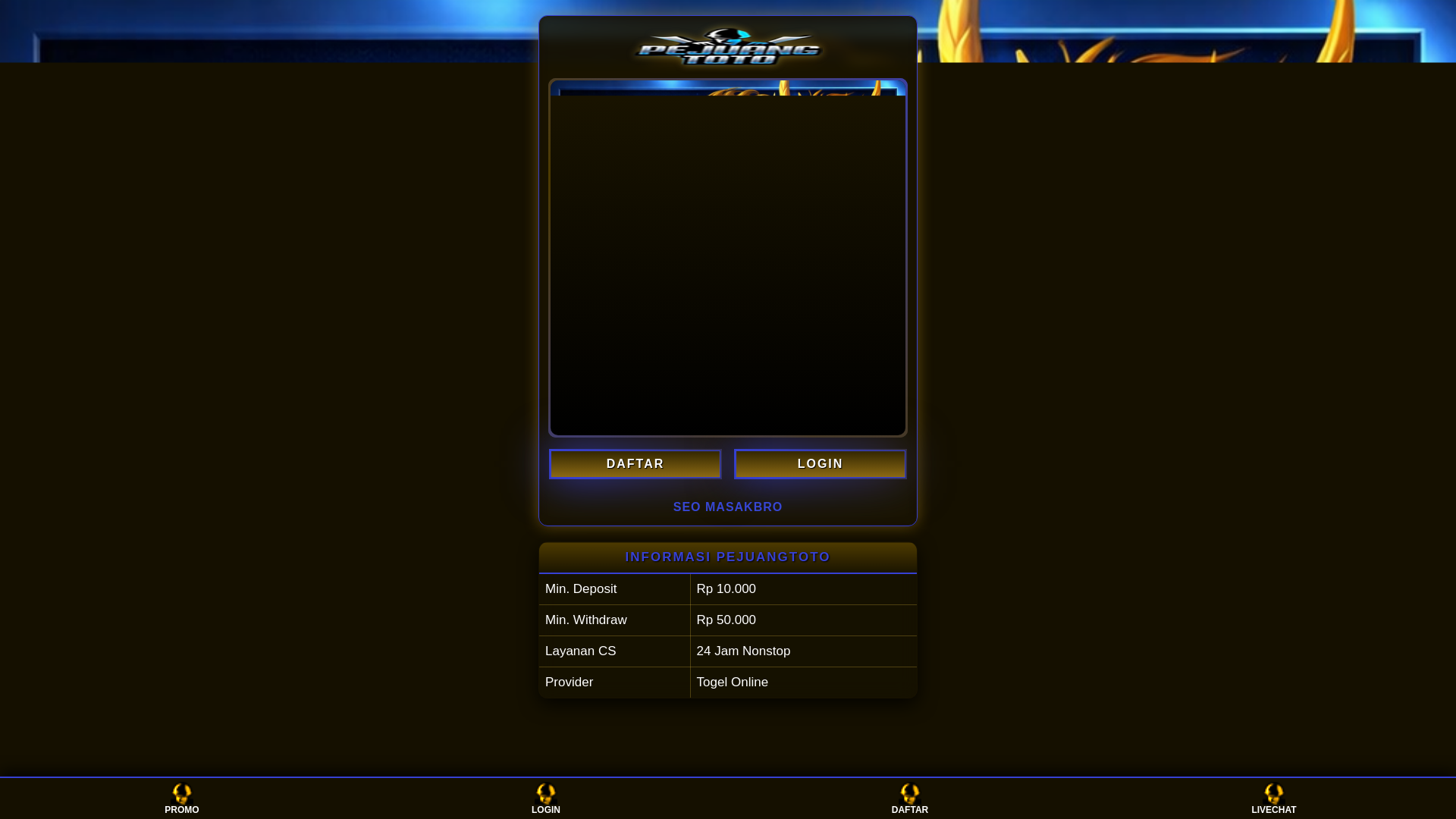 website screenshot of https://pasti-indeks.pages.dev/