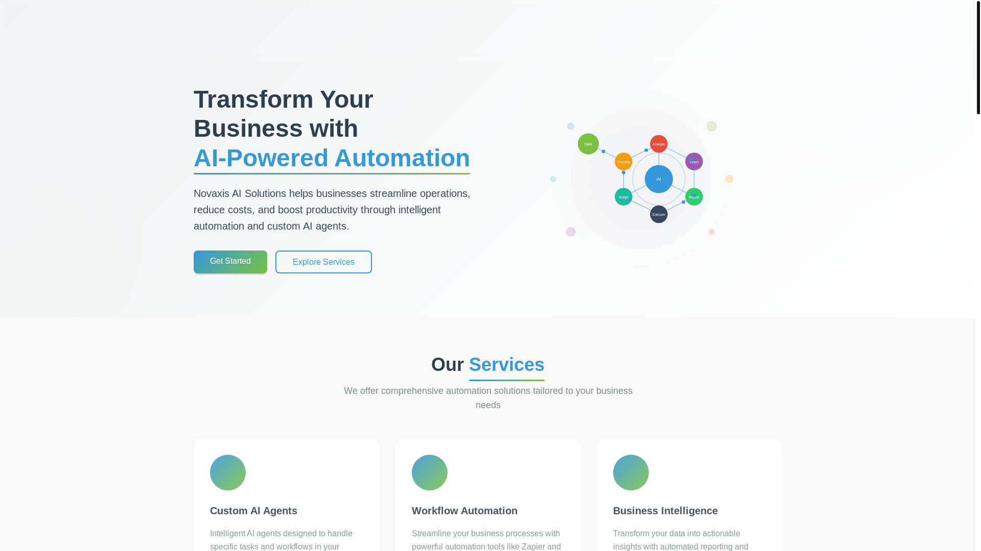 website screenshot of https://novaxis.pages.dev/