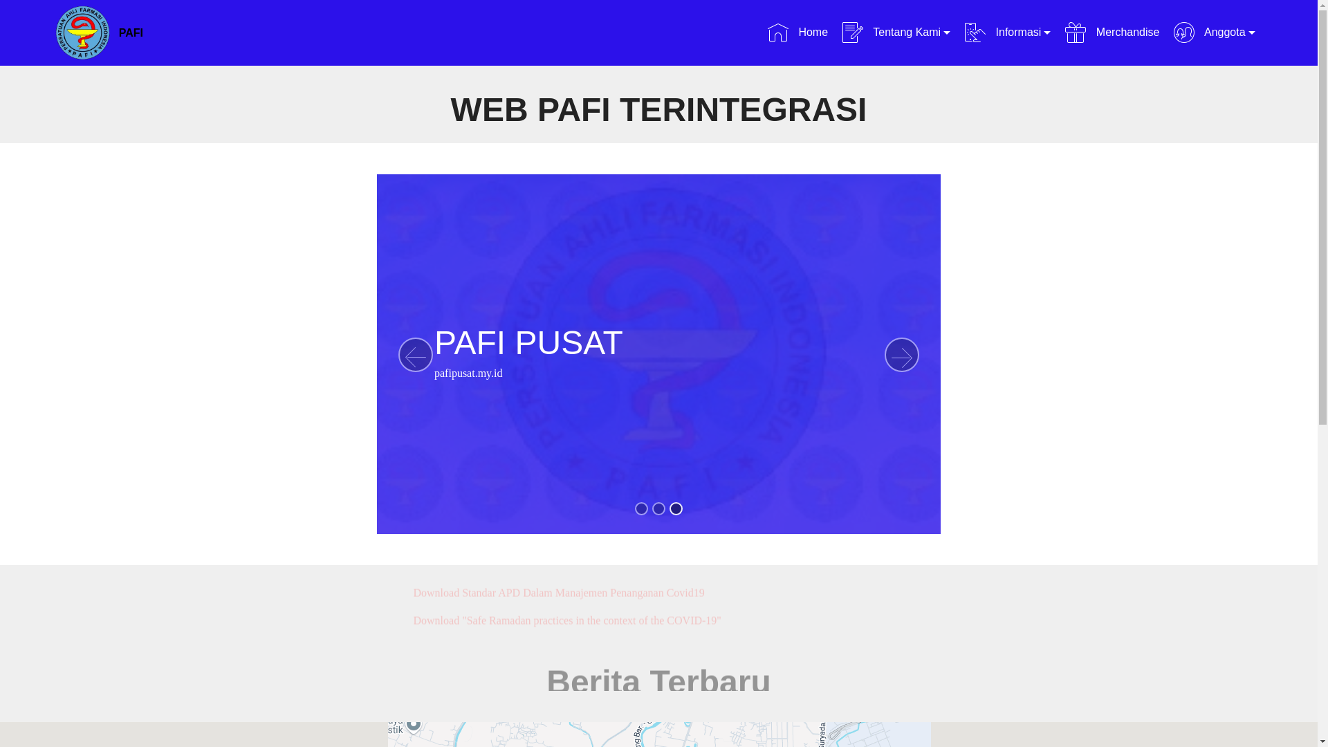 website screenshot of https://pafibanten-my-id.pages.dev/
