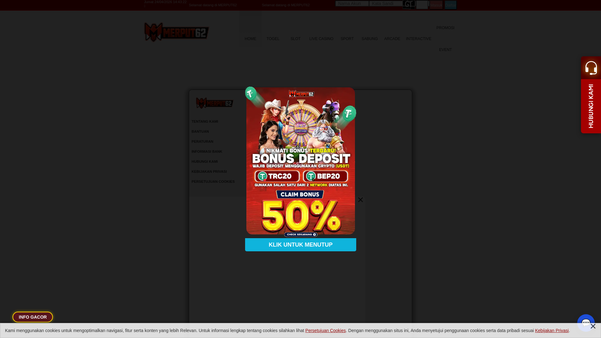 website screenshot of https://merputpaten.com/