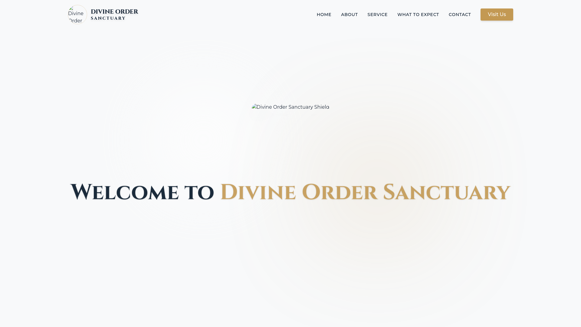 website screenshot of https://divine-order-sanctuary.pages.dev/