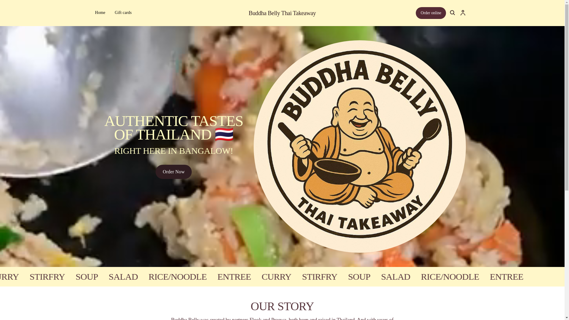 website screenshot of https://buddhabellybangalow.com.au/