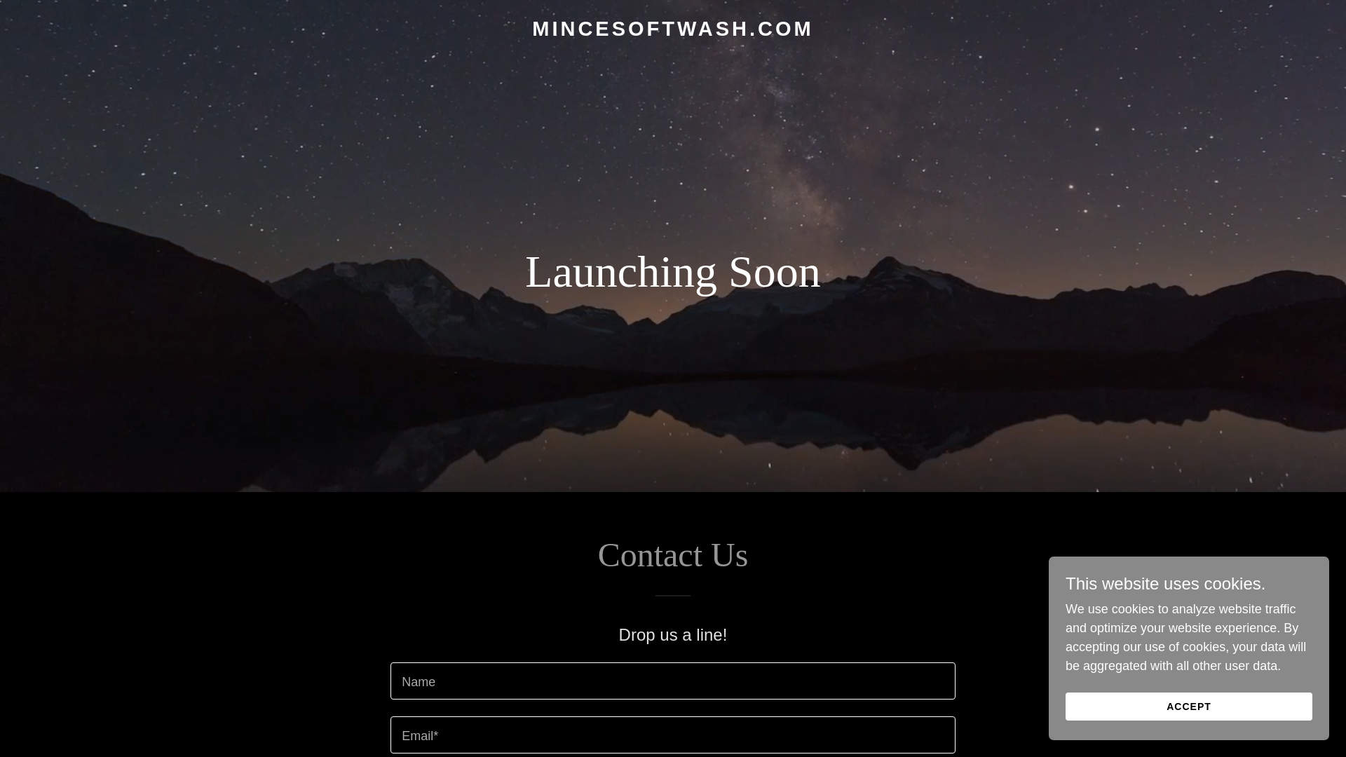 website screenshot of https://mincesoftwash.com/