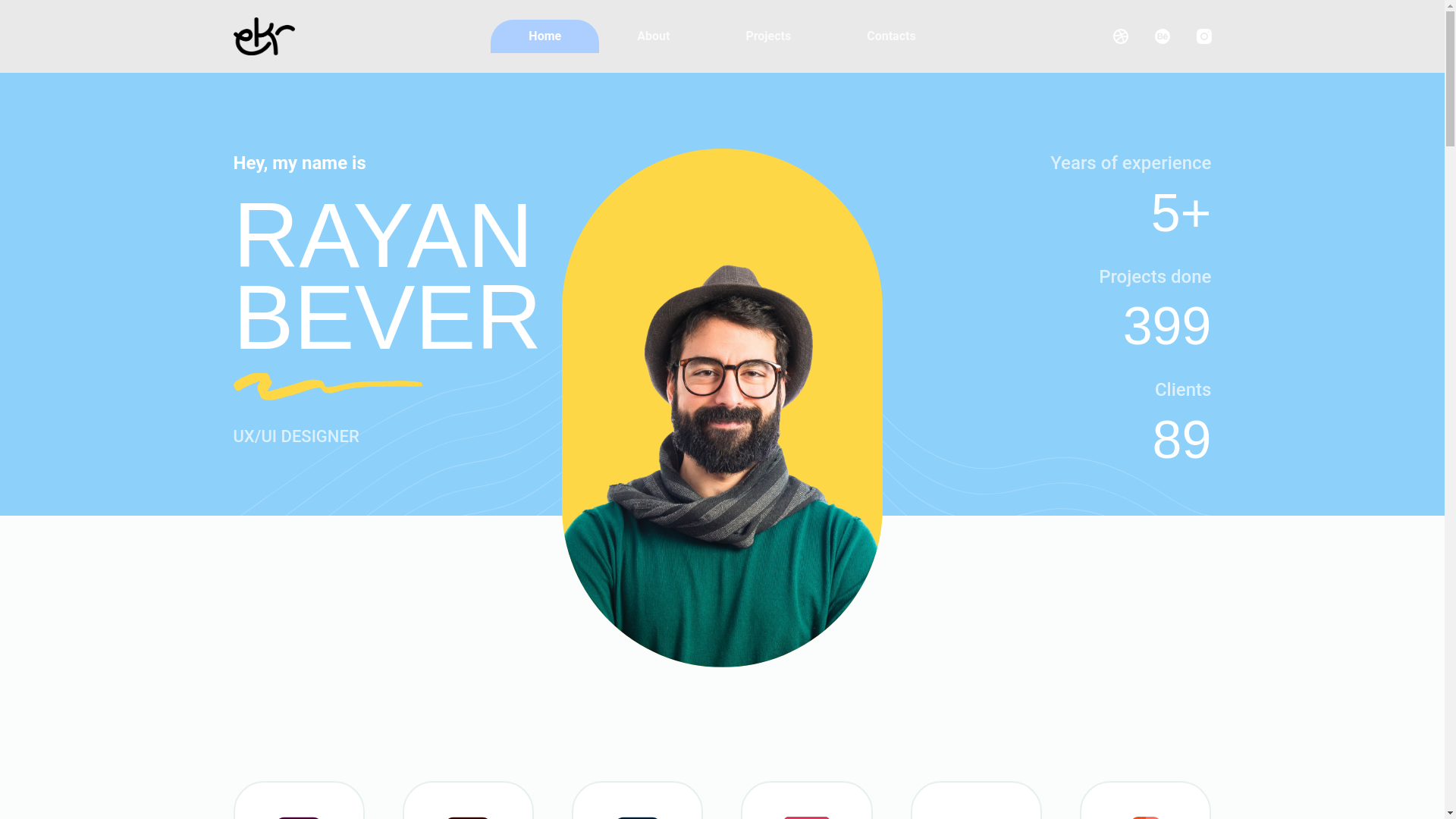 website screenshot of https://elisha.my.id/