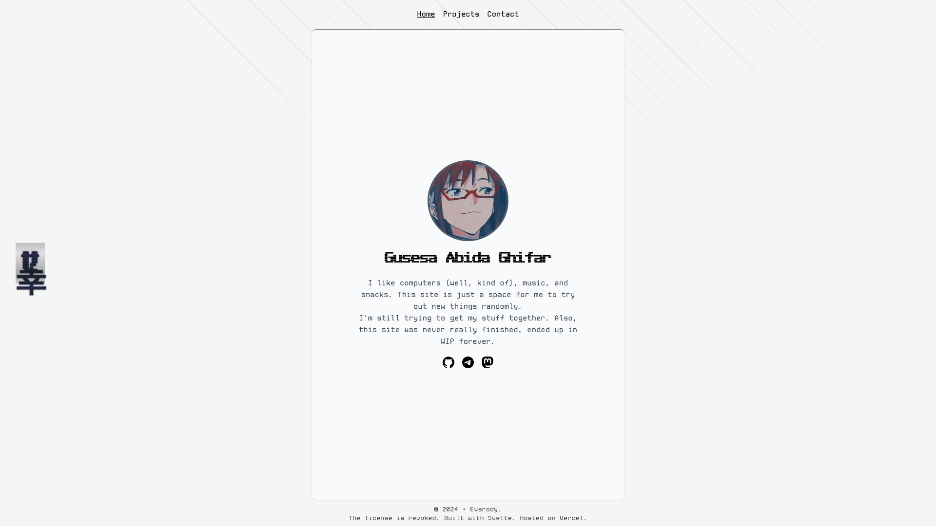 website screenshot of https://evarody.pages.dev/