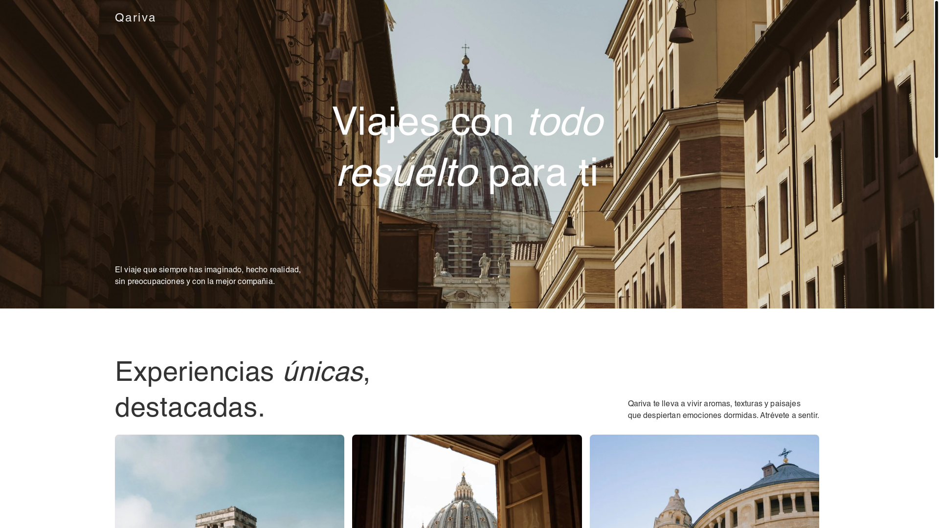 website screenshot of https://qariva.pages.dev/