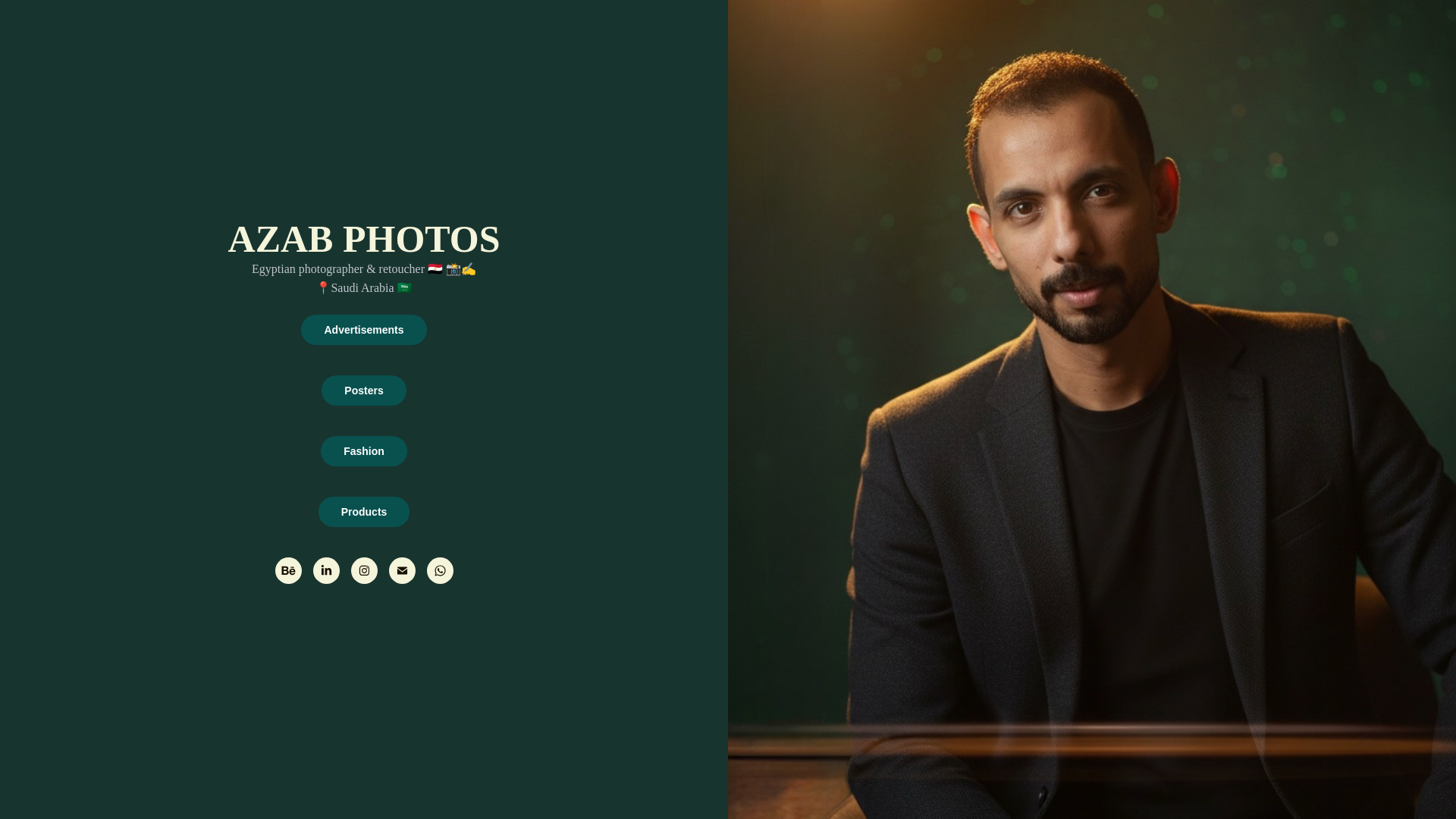 website screenshot of https://azabphotos.com