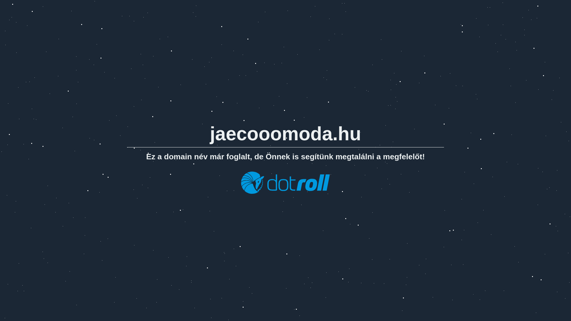 website screenshot of https://jaecooomoda.hu/