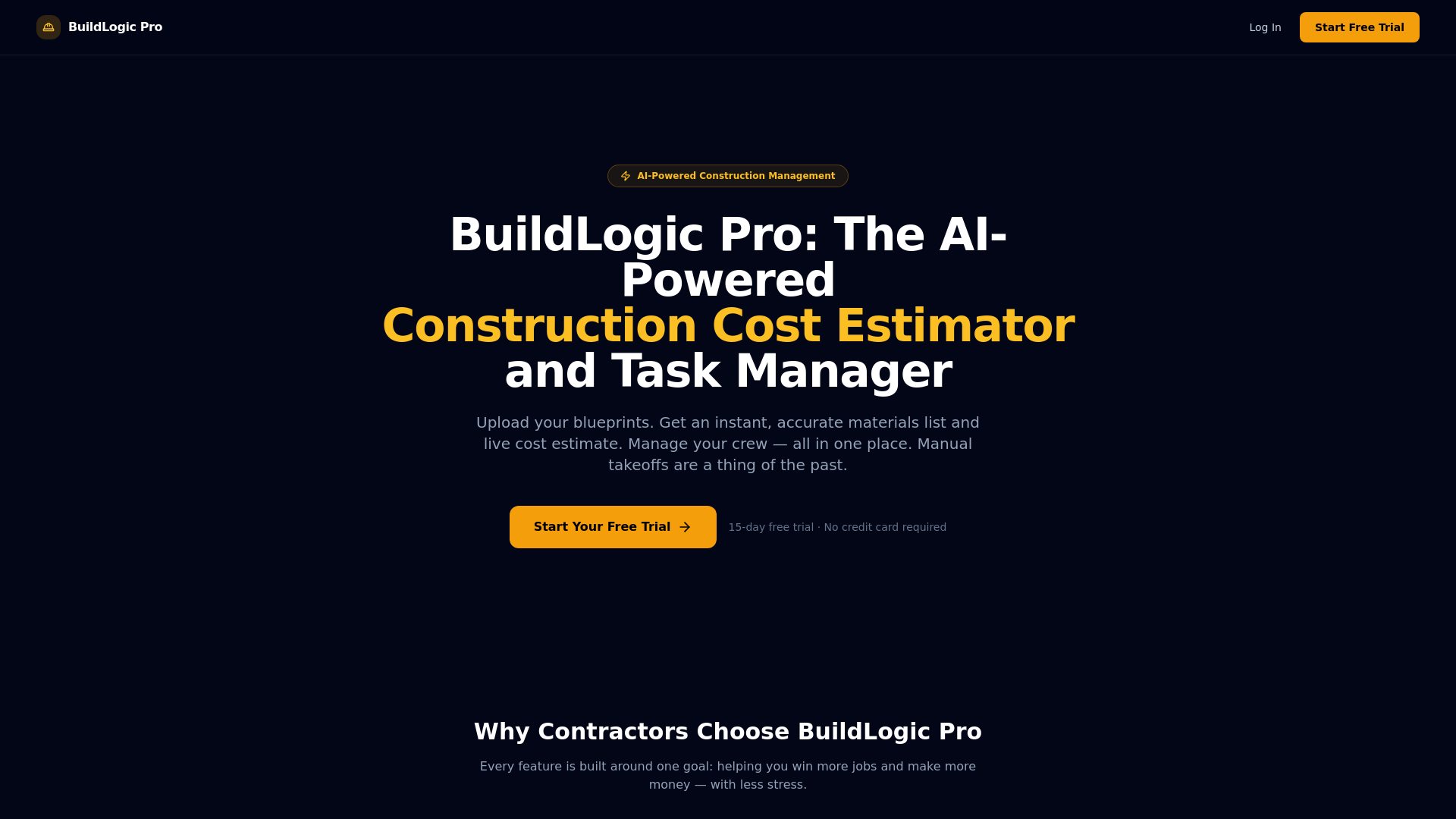 website screenshot of https://buildlogicpro.org/