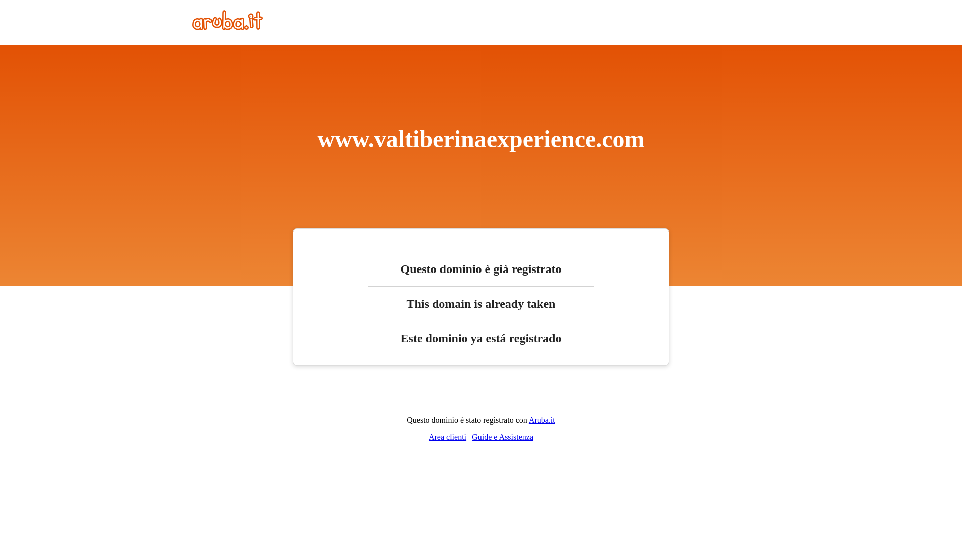 website screenshot of https://valtiberinaexperience.it/
