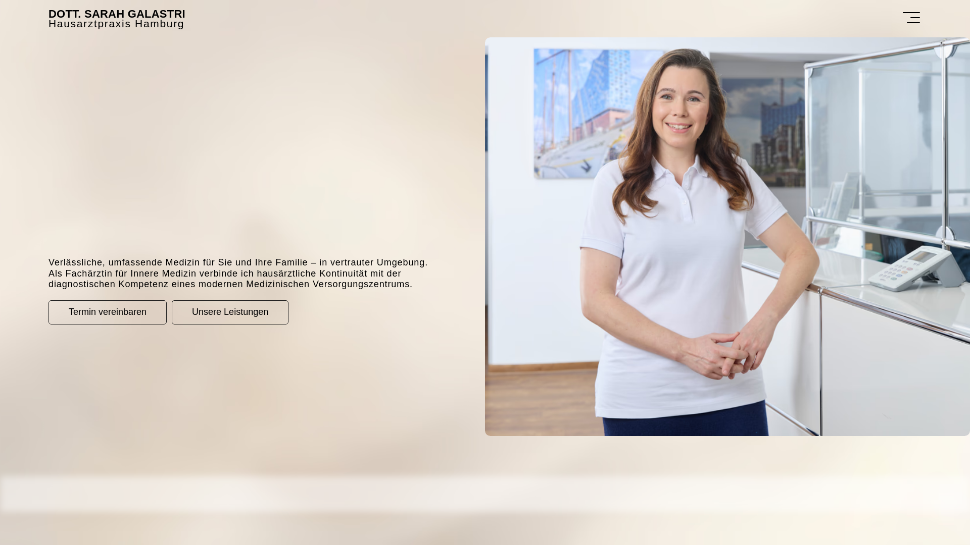 website screenshot of https://hausarztpraxis-galastri.de