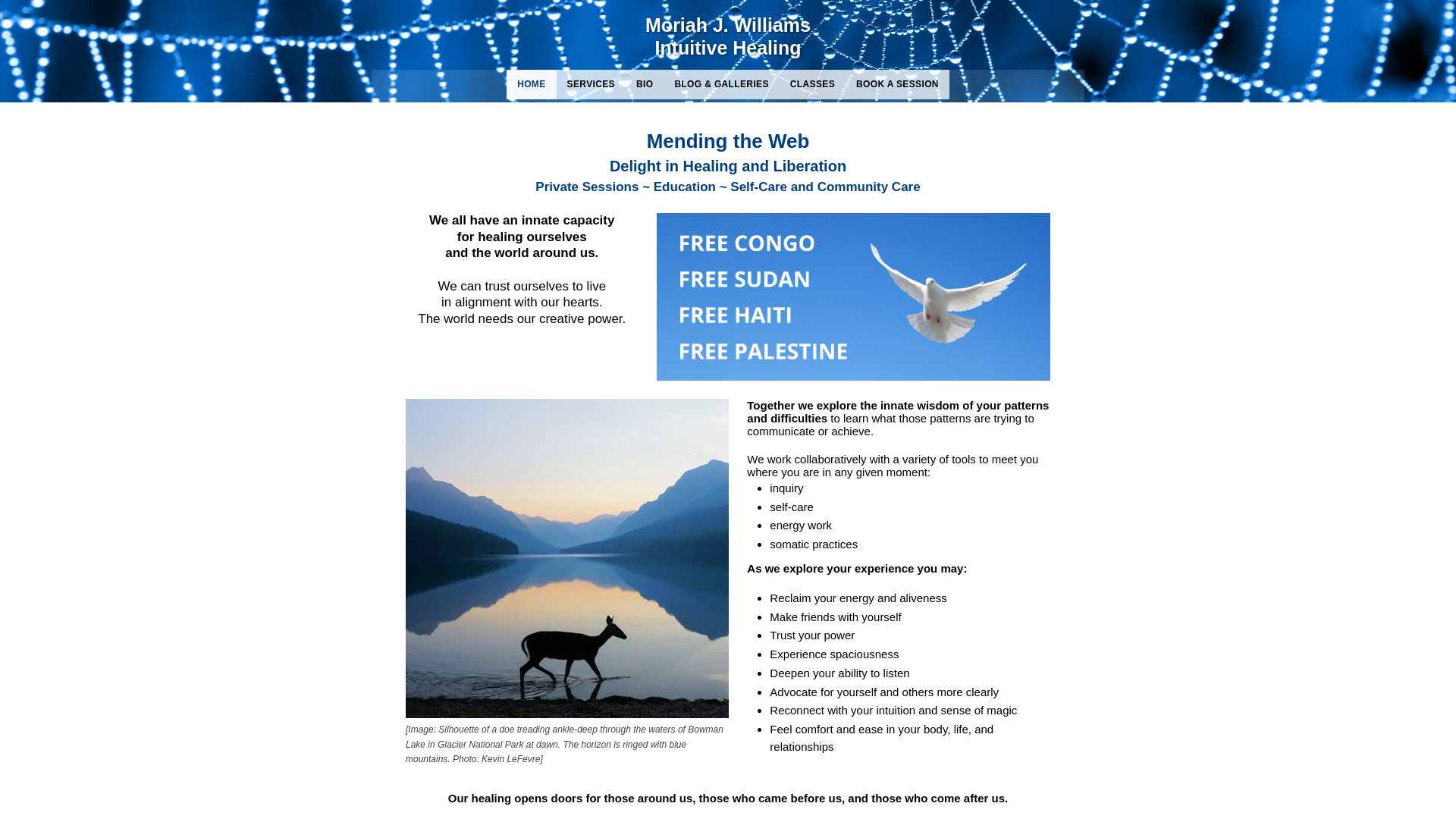 website screenshot of https://moriahjwilliams-com.pages.dev/