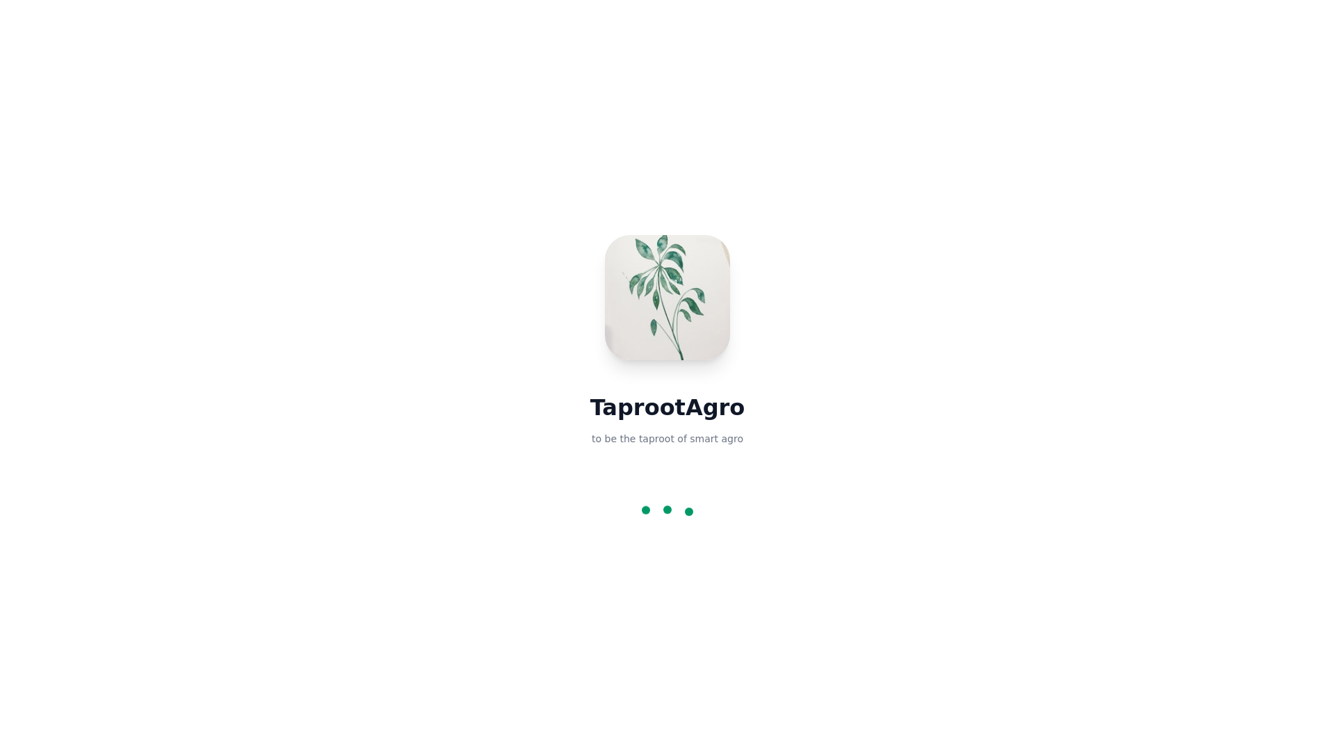 website screenshot of https://demofortaprootagro.pages.dev/