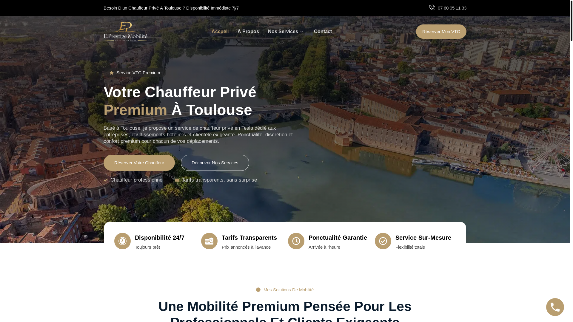 website screenshot of https://e-prestige-mobilite.com/