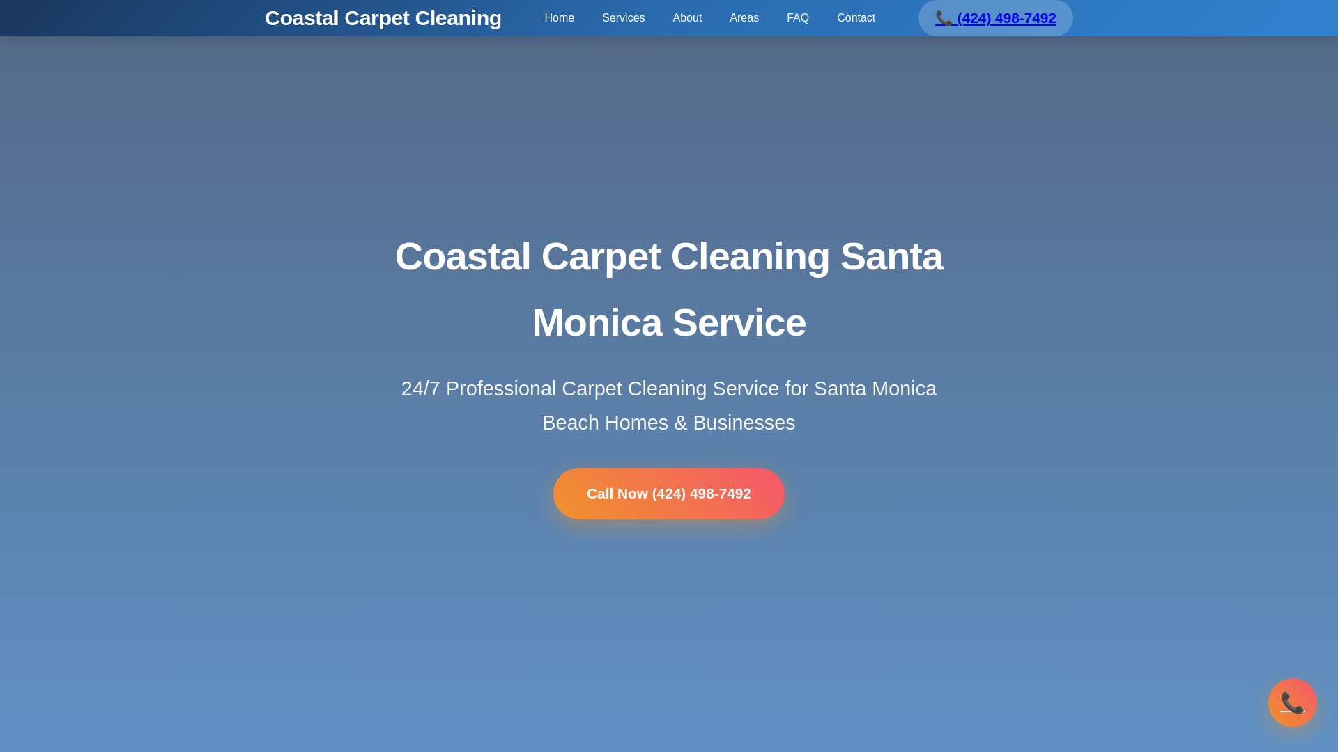 website screenshot of https://coastalcarpetcleaningsantamonica.top/