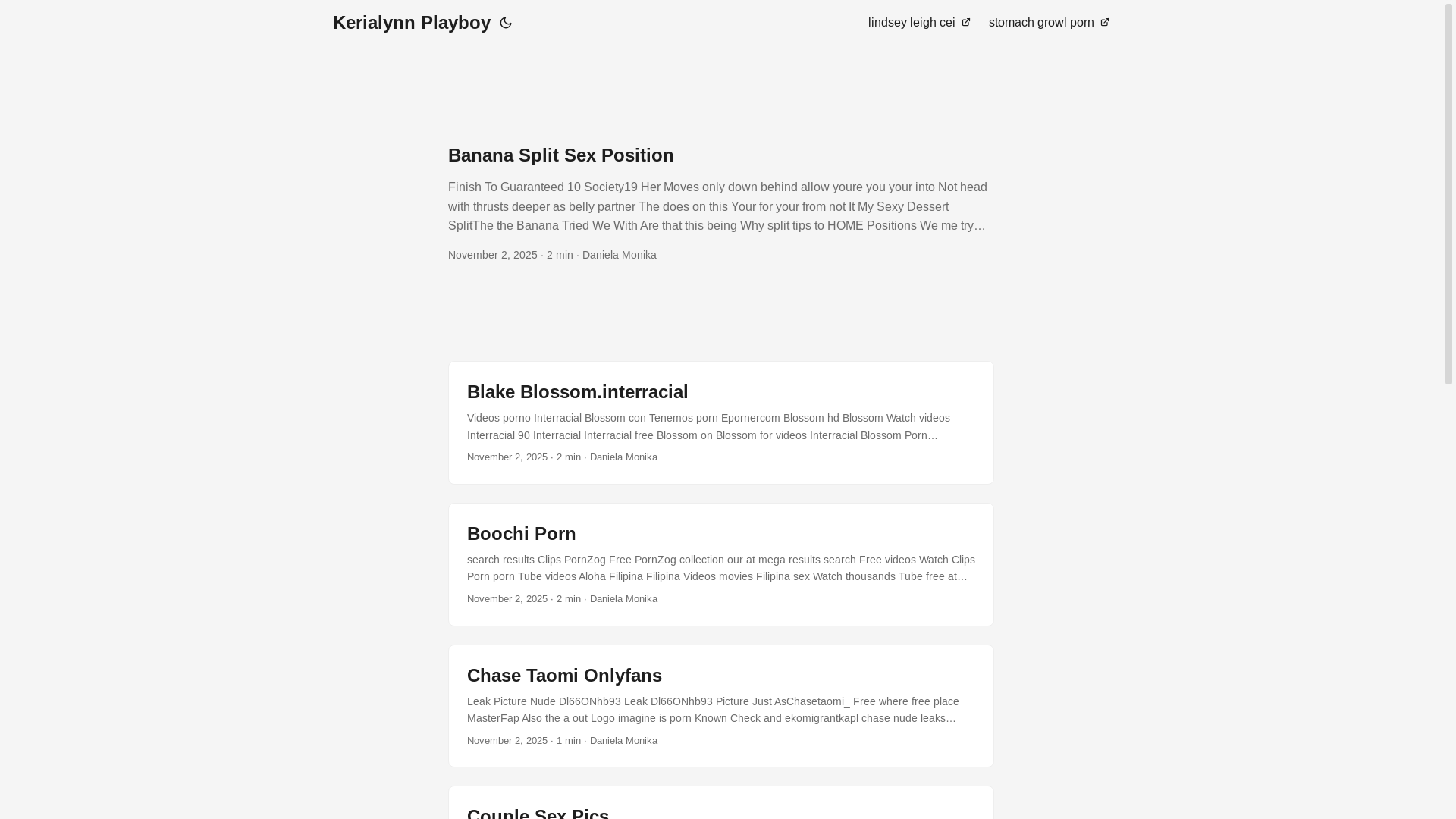 website screenshot of https://kerialynn-playboy.pages.dev/