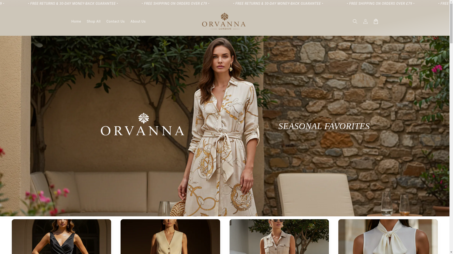 website screenshot of https://orvannalondon.com/