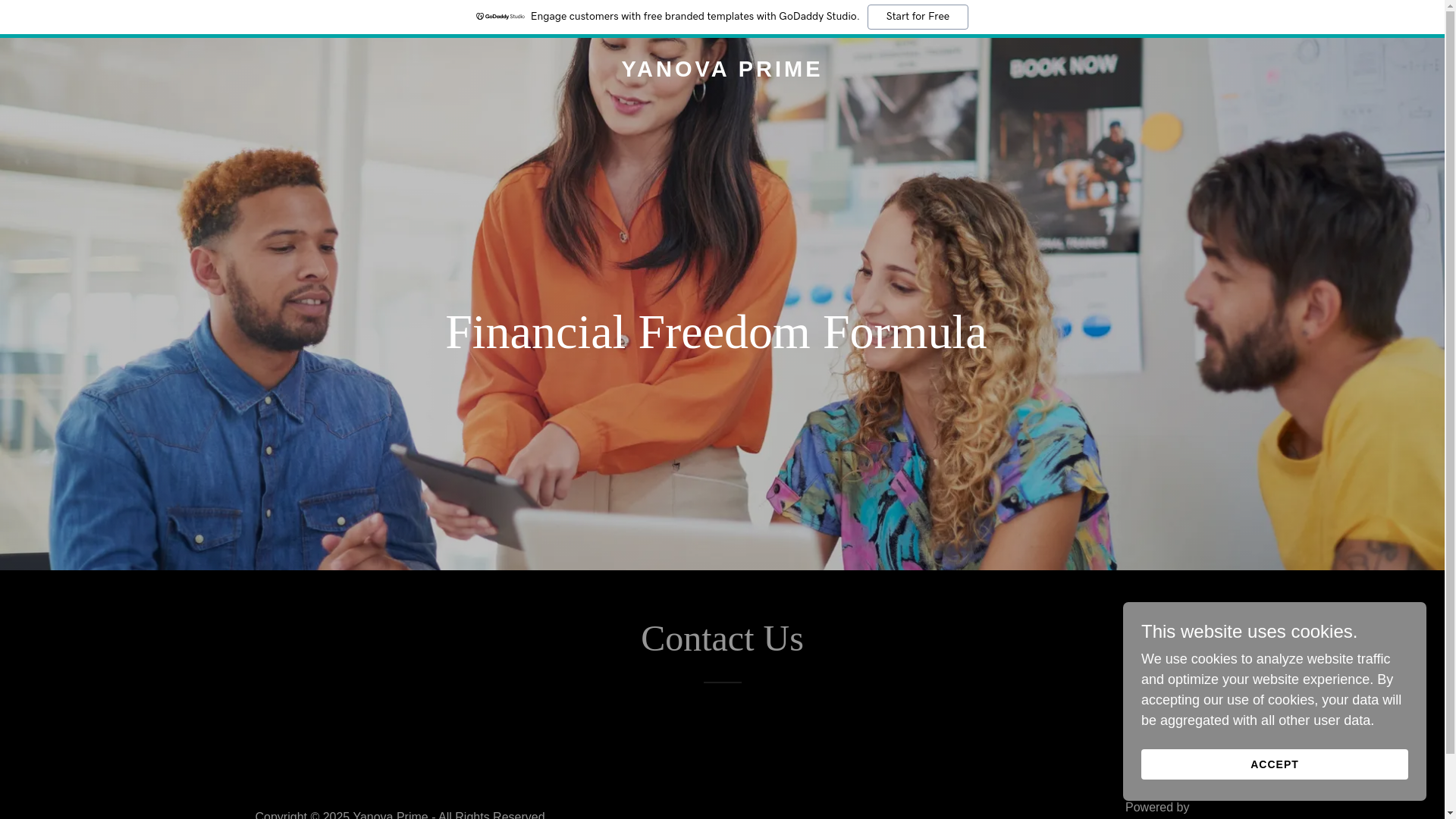 website screenshot of https://yanovaprime.com/